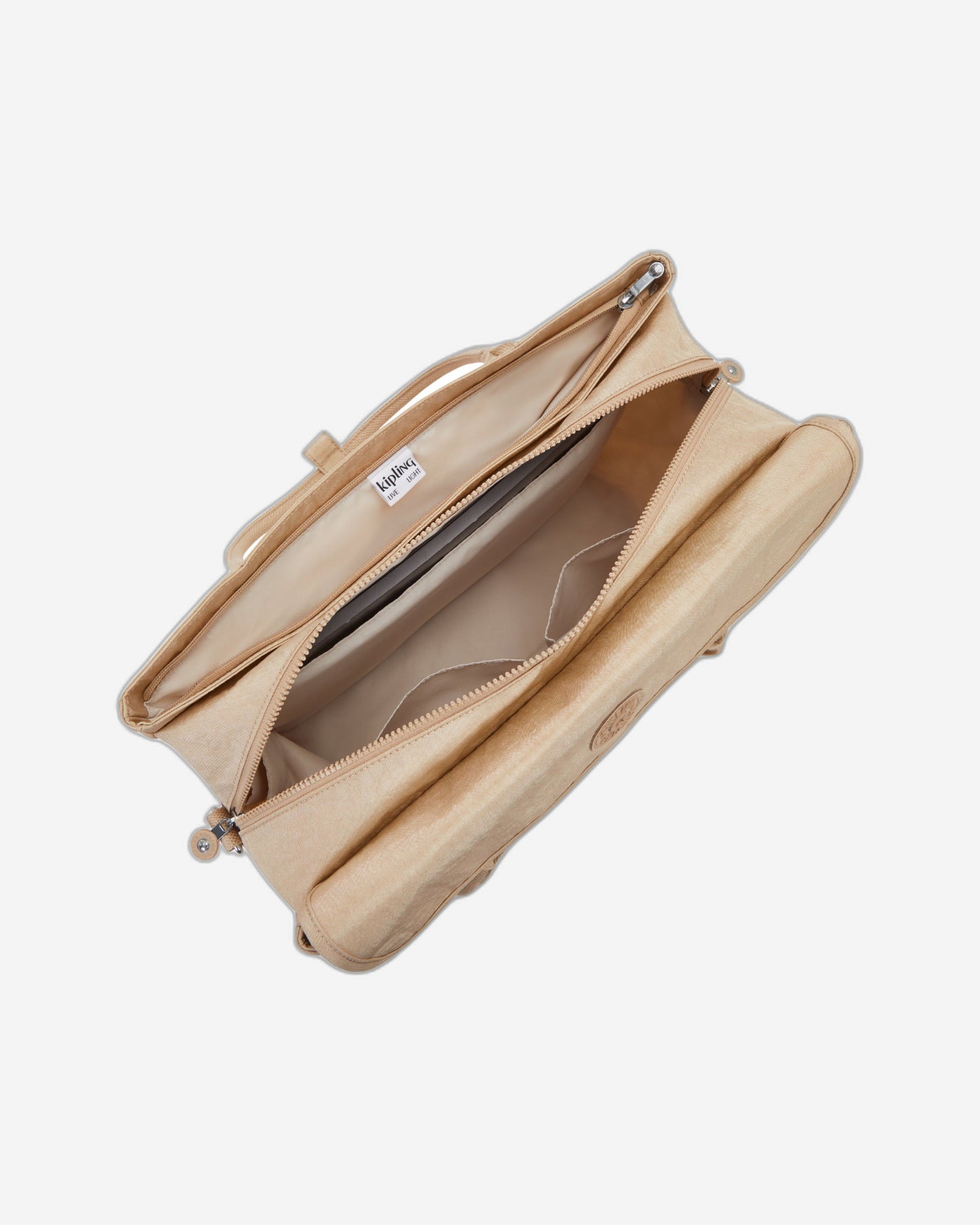 Kipling Superworker Sparkled Beige Working bag (with removable shoulderstrap) I4718-5DV