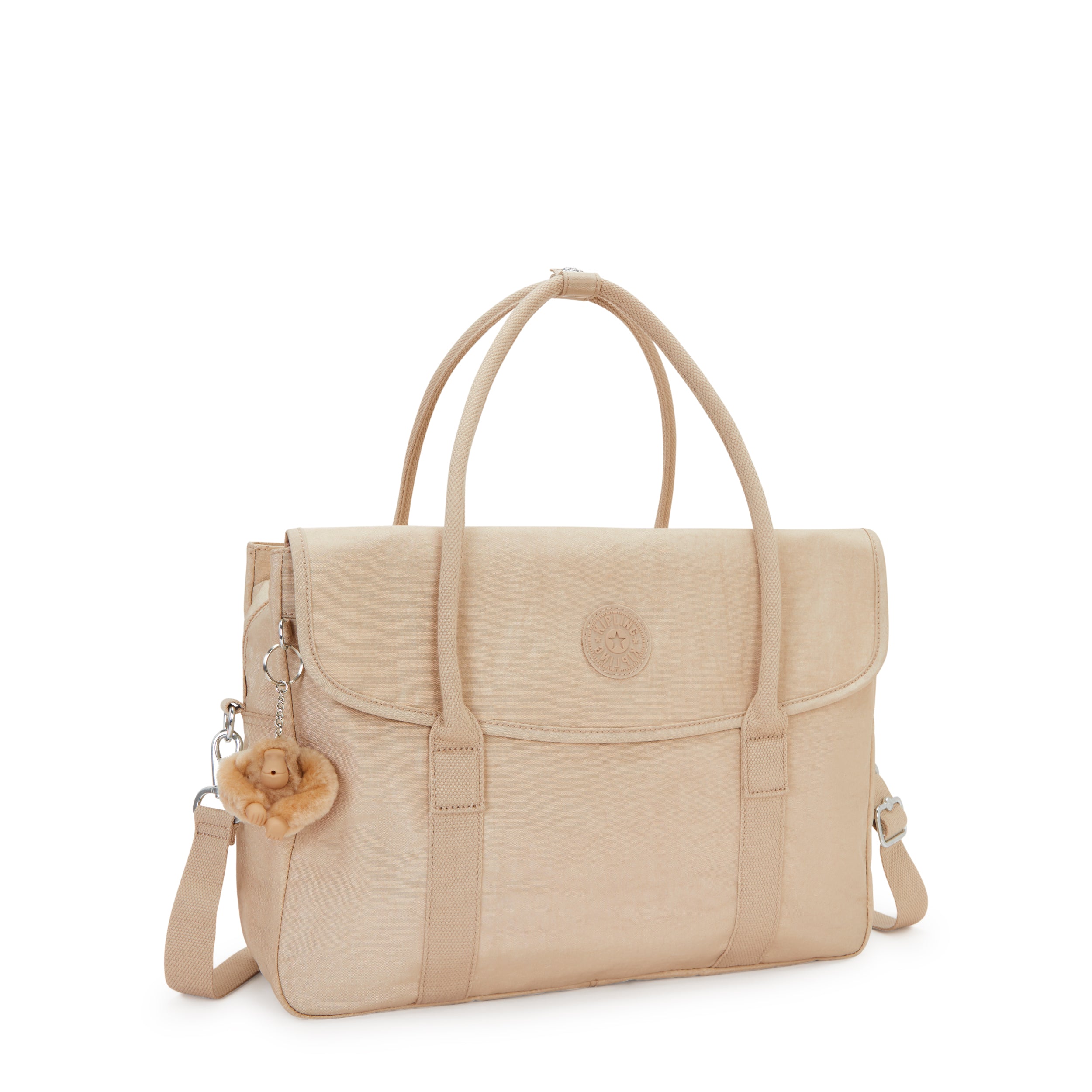 Kipling Superworker Sparkled Beige Working bag (with removable shoulderstrap) I4718-5DV