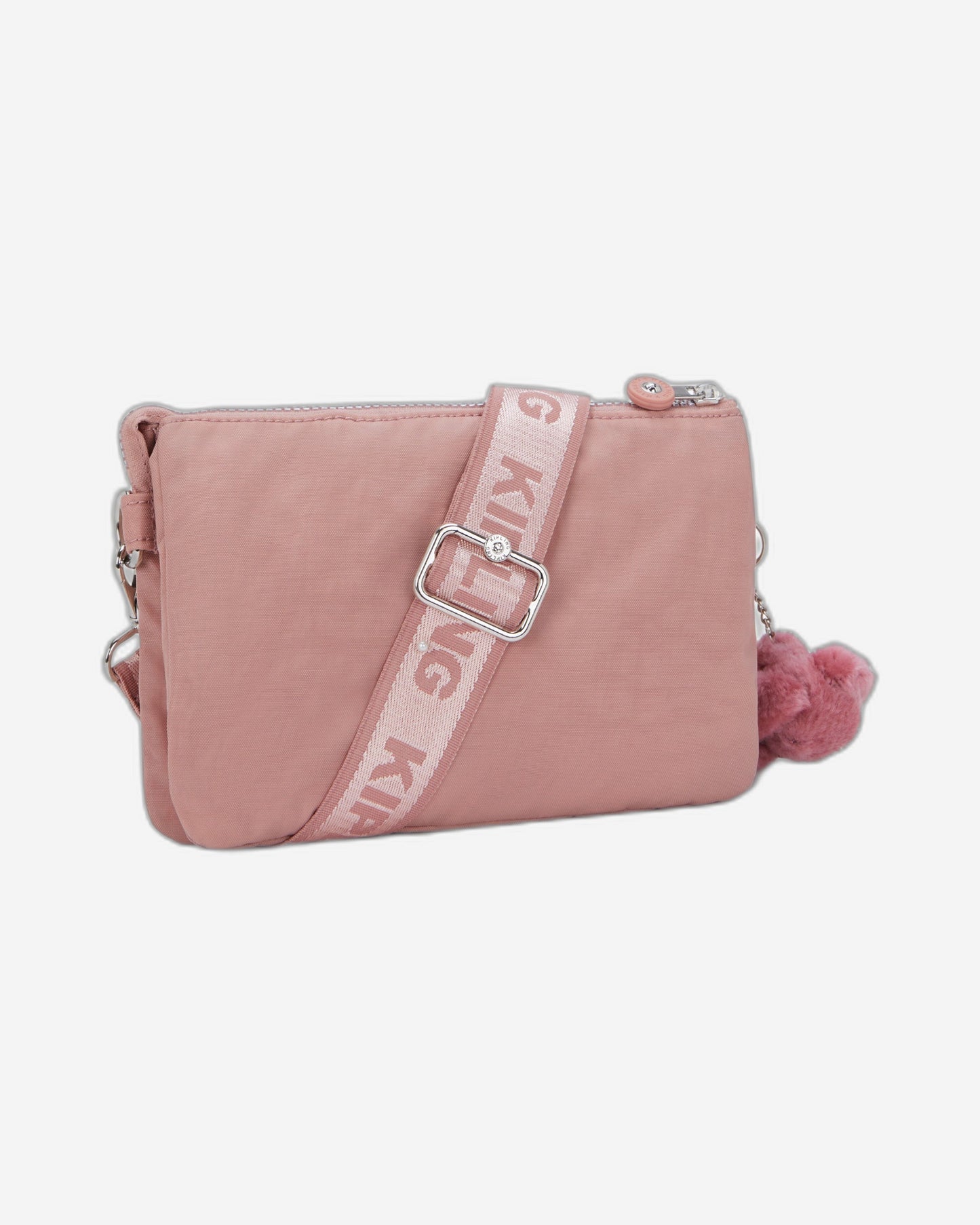 Kipling Riri Zip Glorious Pink Small crossbody (with removable shoulderstrap) I4745-8HB