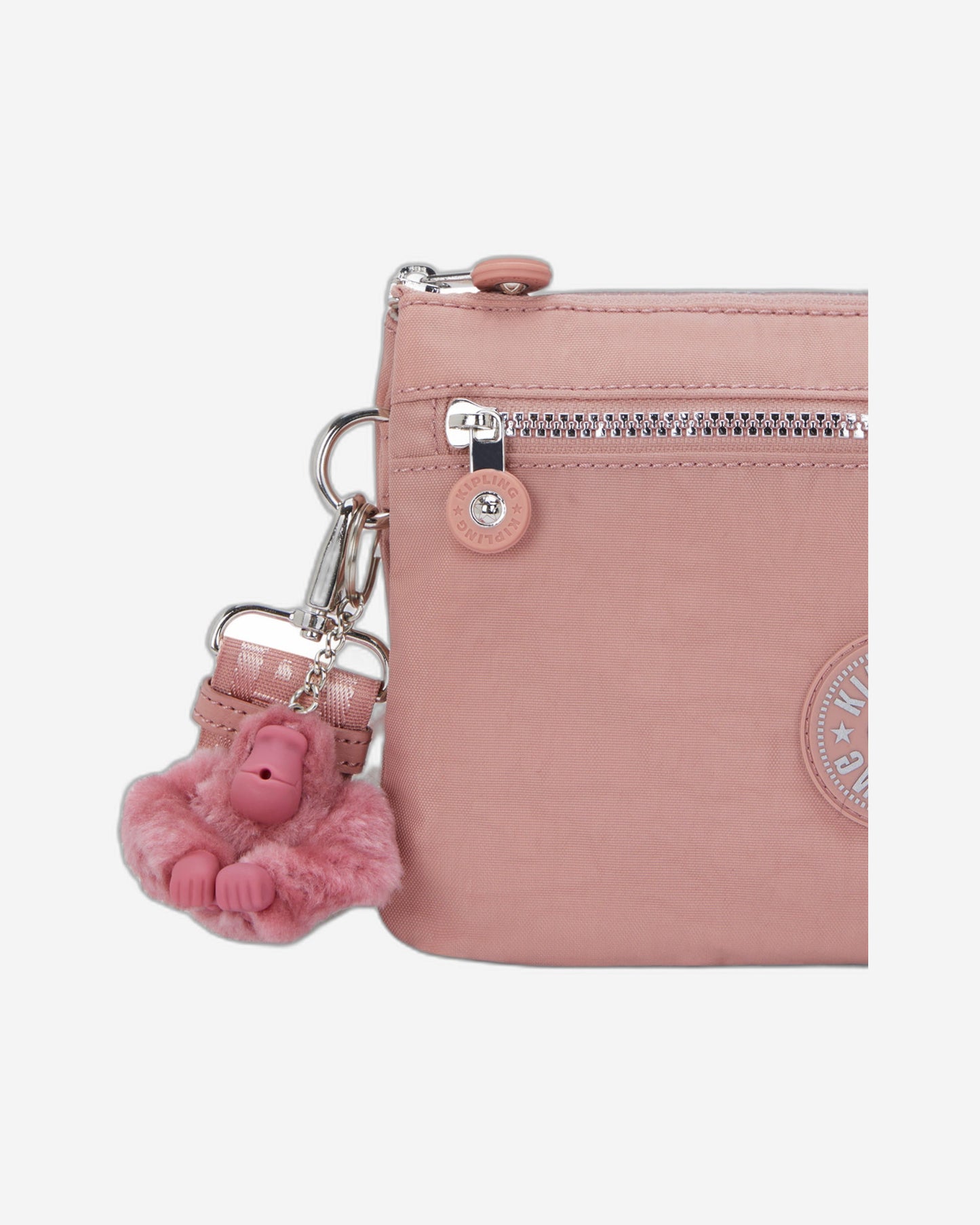 Kipling Riri Zip Glorious Pink Small crossbody (with removable shoulderstrap) I4745-8HB