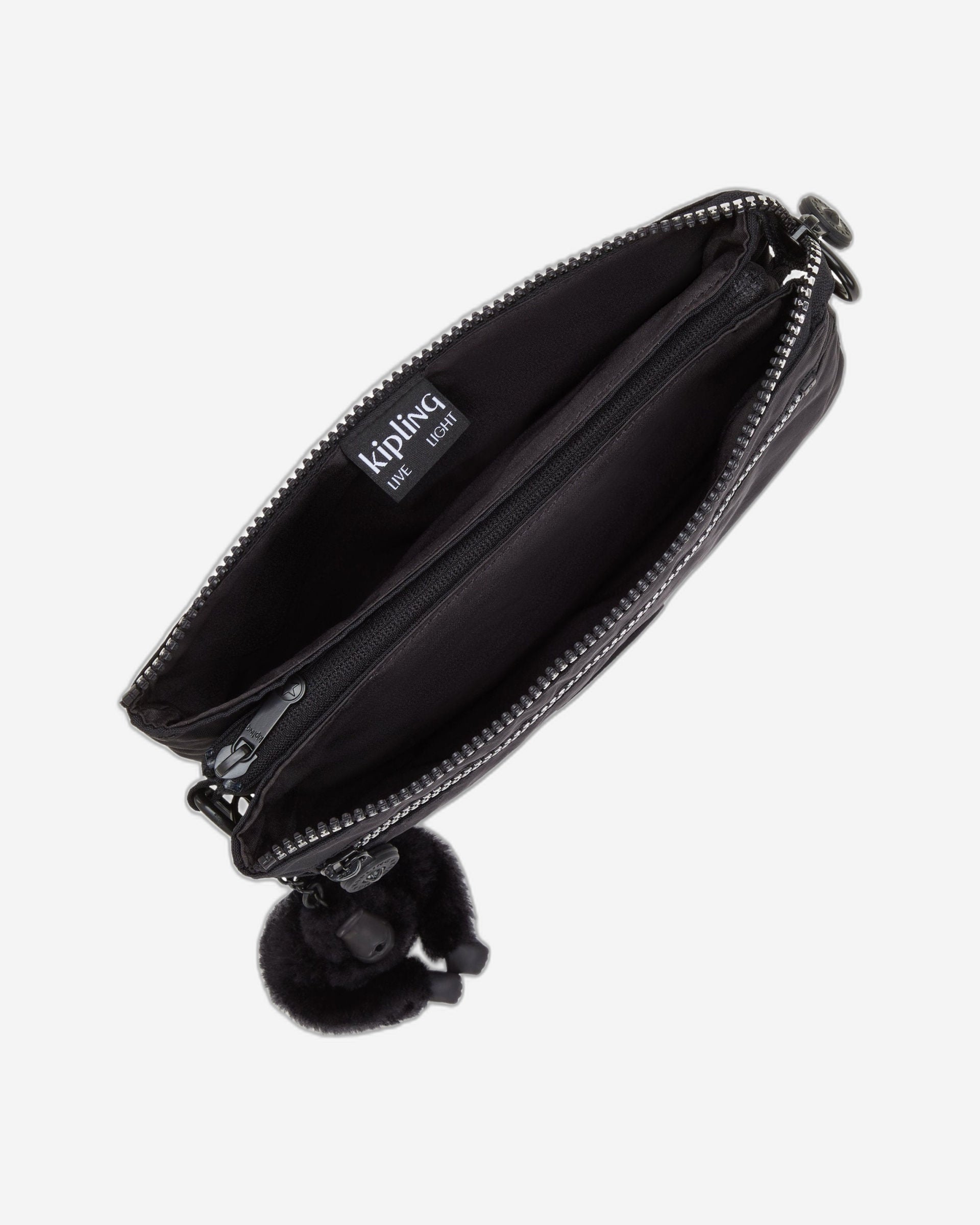 Kipling Riri Zip Glorious Silver Crossbody Bag I4745-9SB