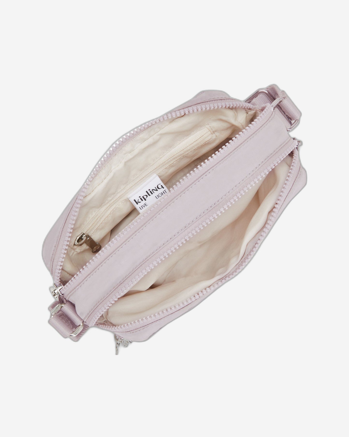 Kipling Milda Gleam Silver Small Crossbody Bag C2I4768-K6G