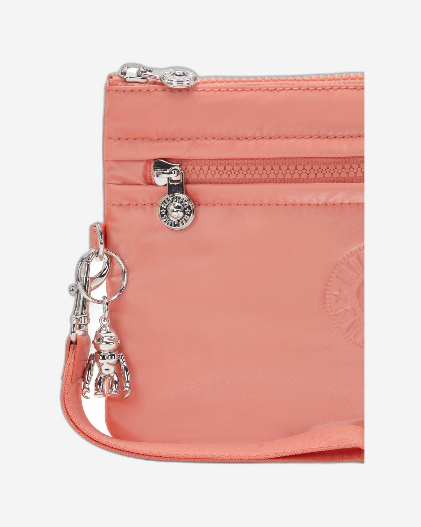 Kipling Fancy Peach Glam Large Flat Pouch C2I4806-S7W