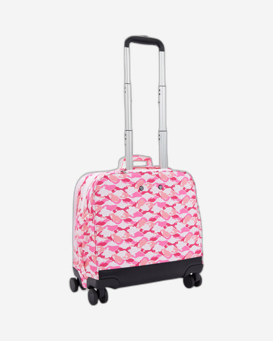 Kipling New Storia Pink Palm Wheeled Bag I4847-1BV