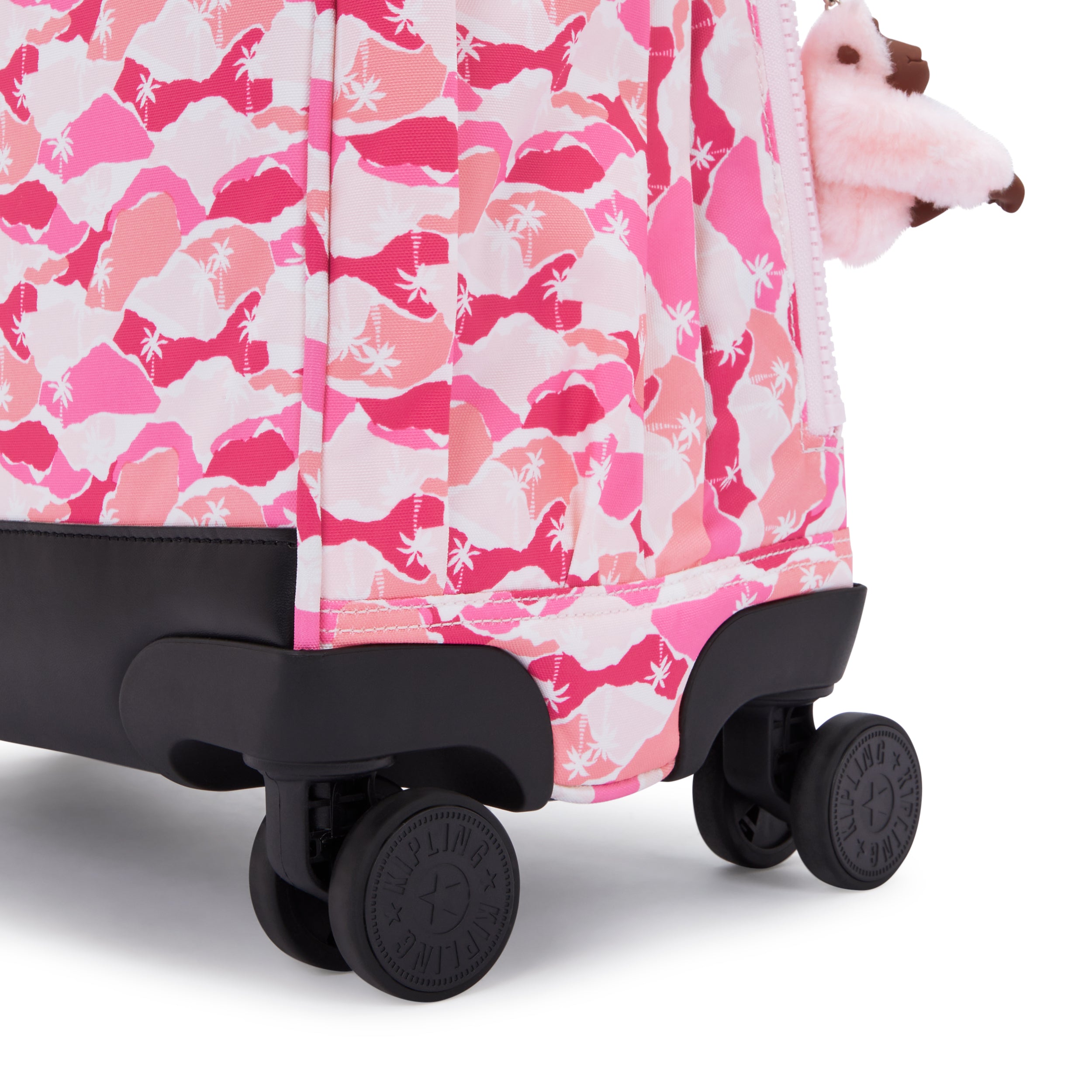 Kipling New Storia Pink Palm Large wheeled bag I4847-1BV