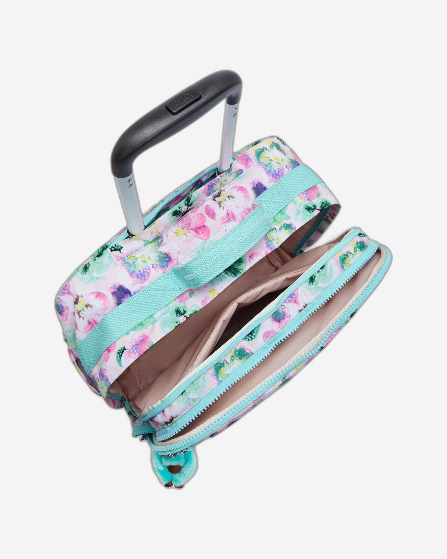 Kipling New Storia Aqua Blossom Large Wheeled Bag C2I4847-7EC