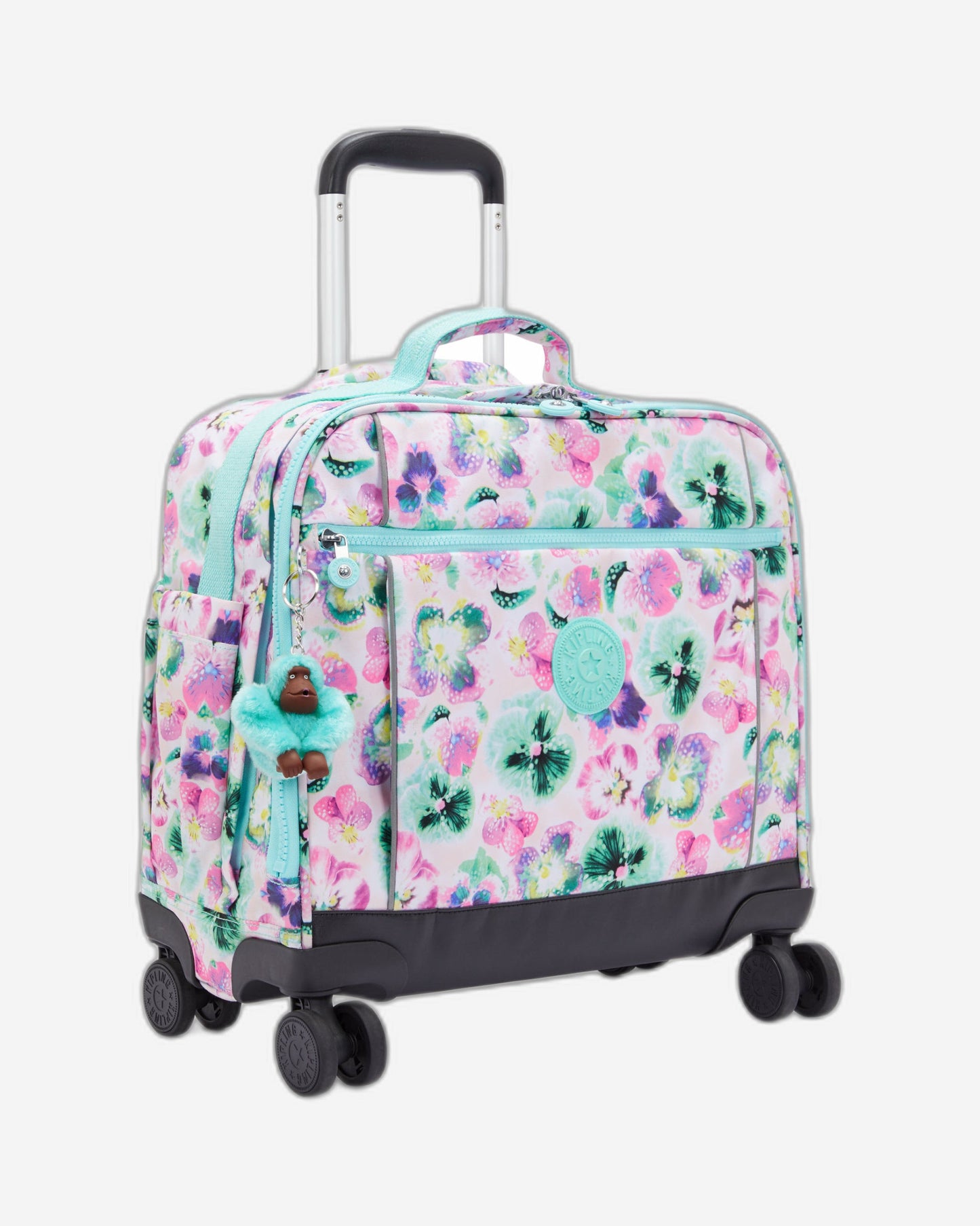 Kipling New Storia Aqua Blossom Large Wheeled Bag C2I4847-7EC
