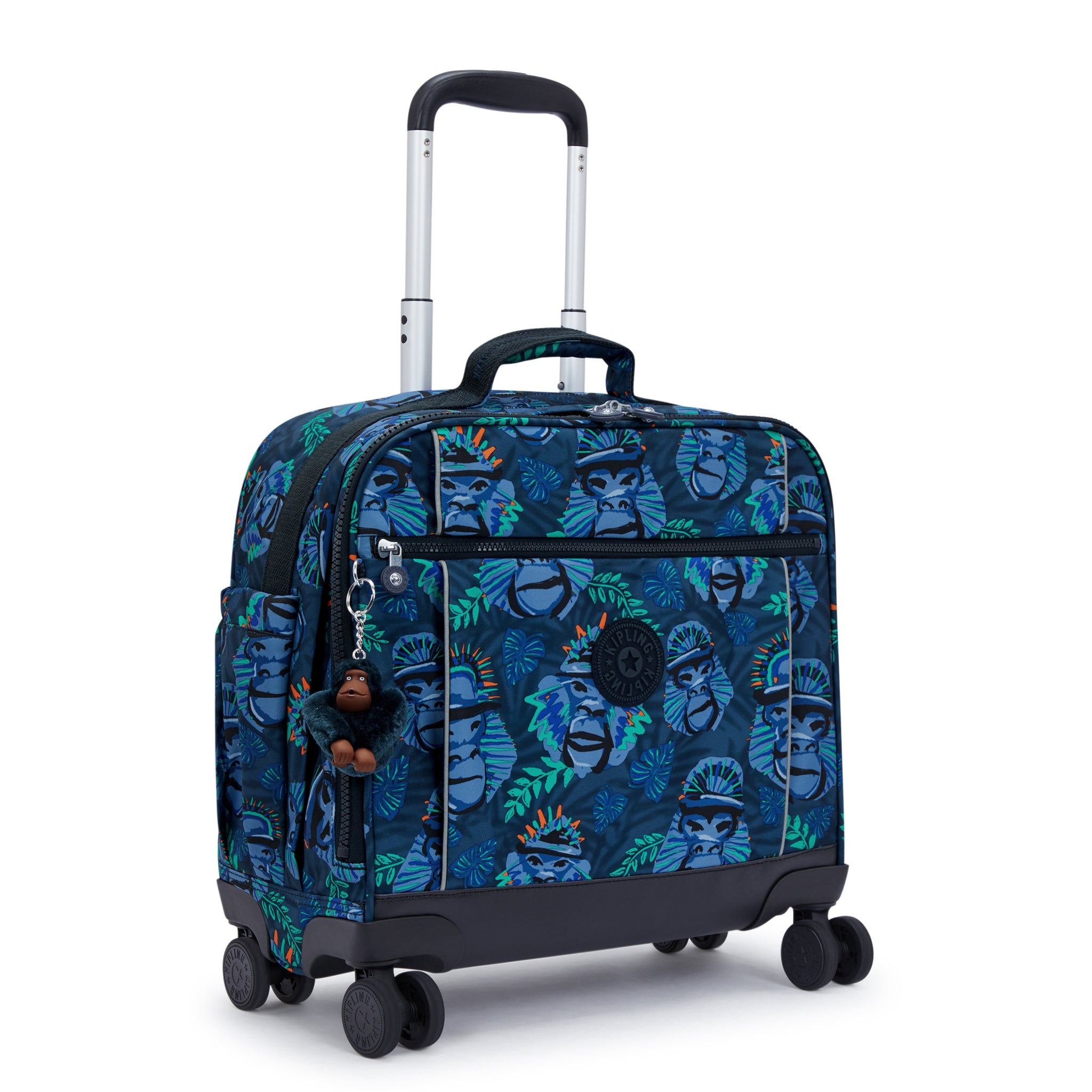 Kipling New Storia Blue Monkey Fun Wheeled Bag C2I4847-8HJ