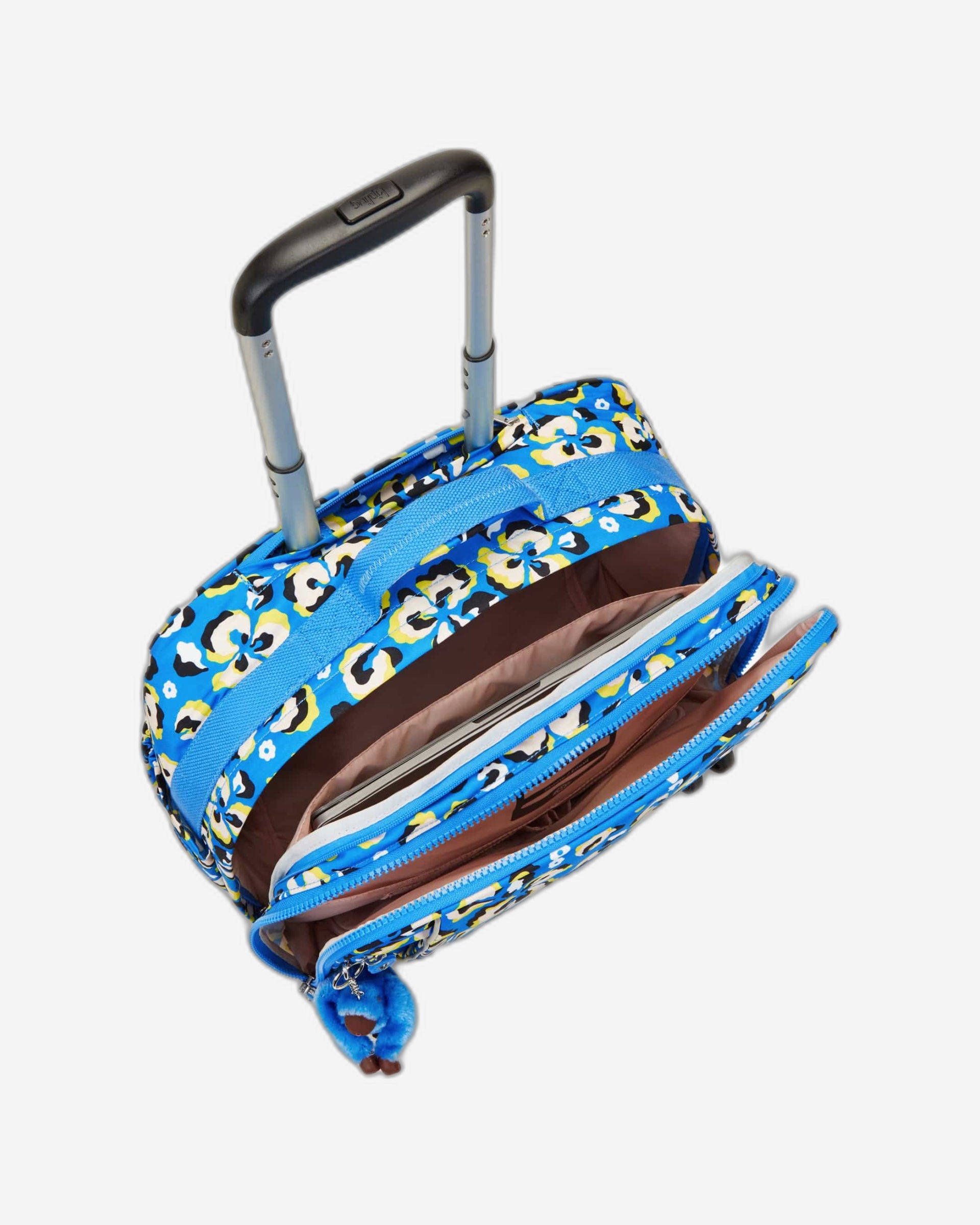 Kipling New Storia Leopard Floral Large Wheeled Bag C2I4847-P2A