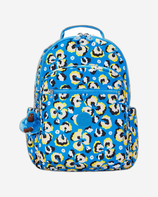 Kipling Seoul Leopard Floral Large Backpack C2I4851-P2A