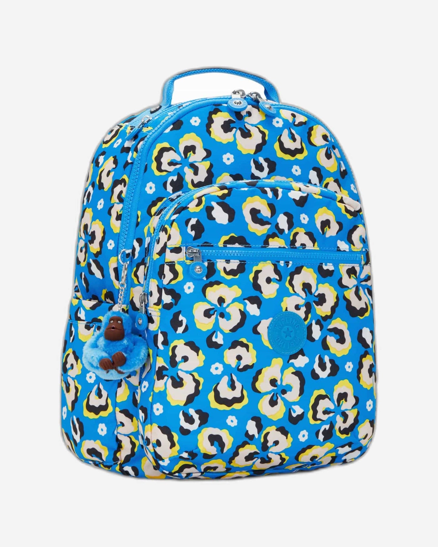 Kipling Seoul Leopard Floral Large Backpack C2I4851-P2A