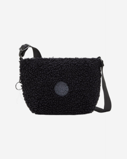 Kipling Ayna Black Fuzz Small Crossbody Bag I4894-5PF
