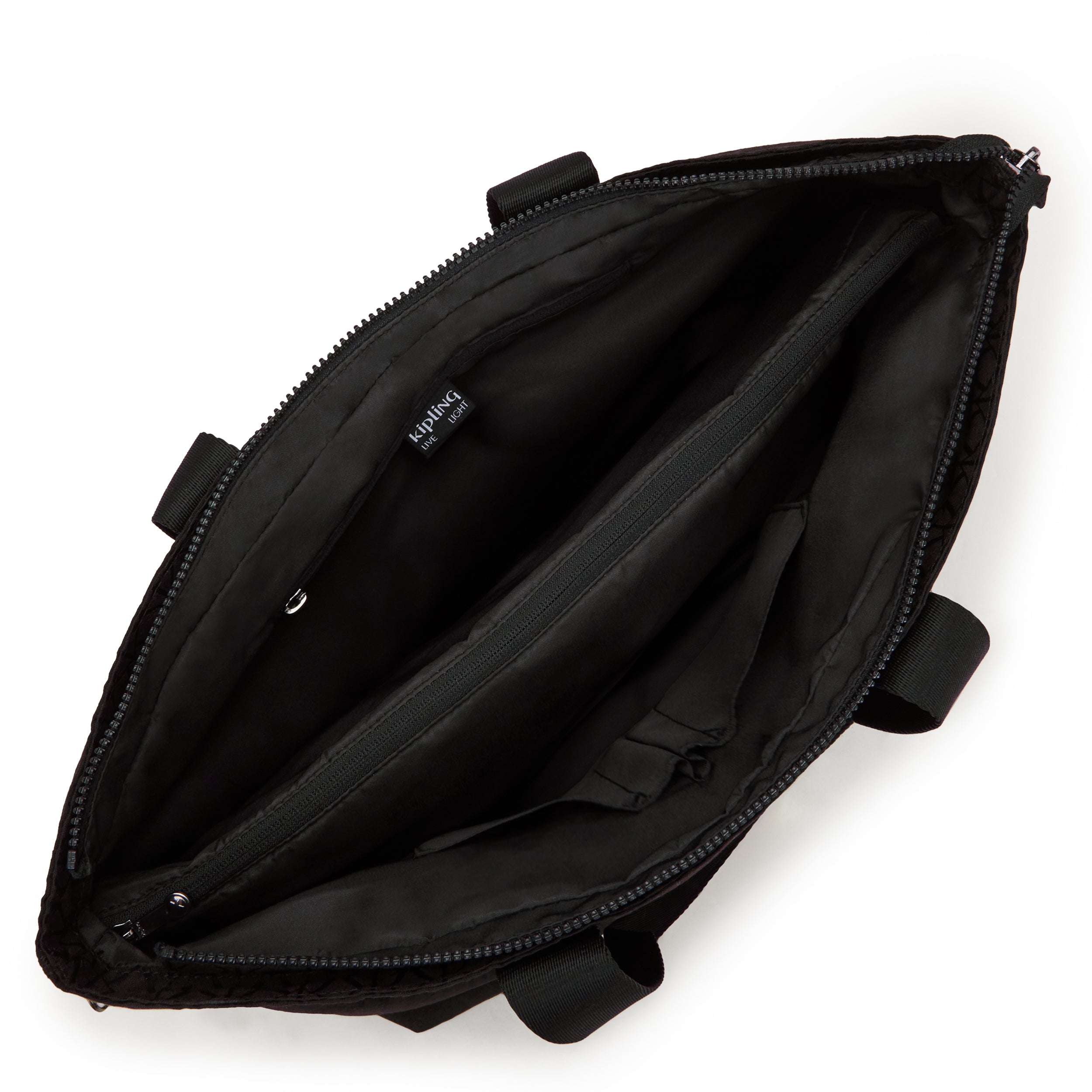 Kipling Colissa Up Black Sign Jq Large Tote I4895-Y12