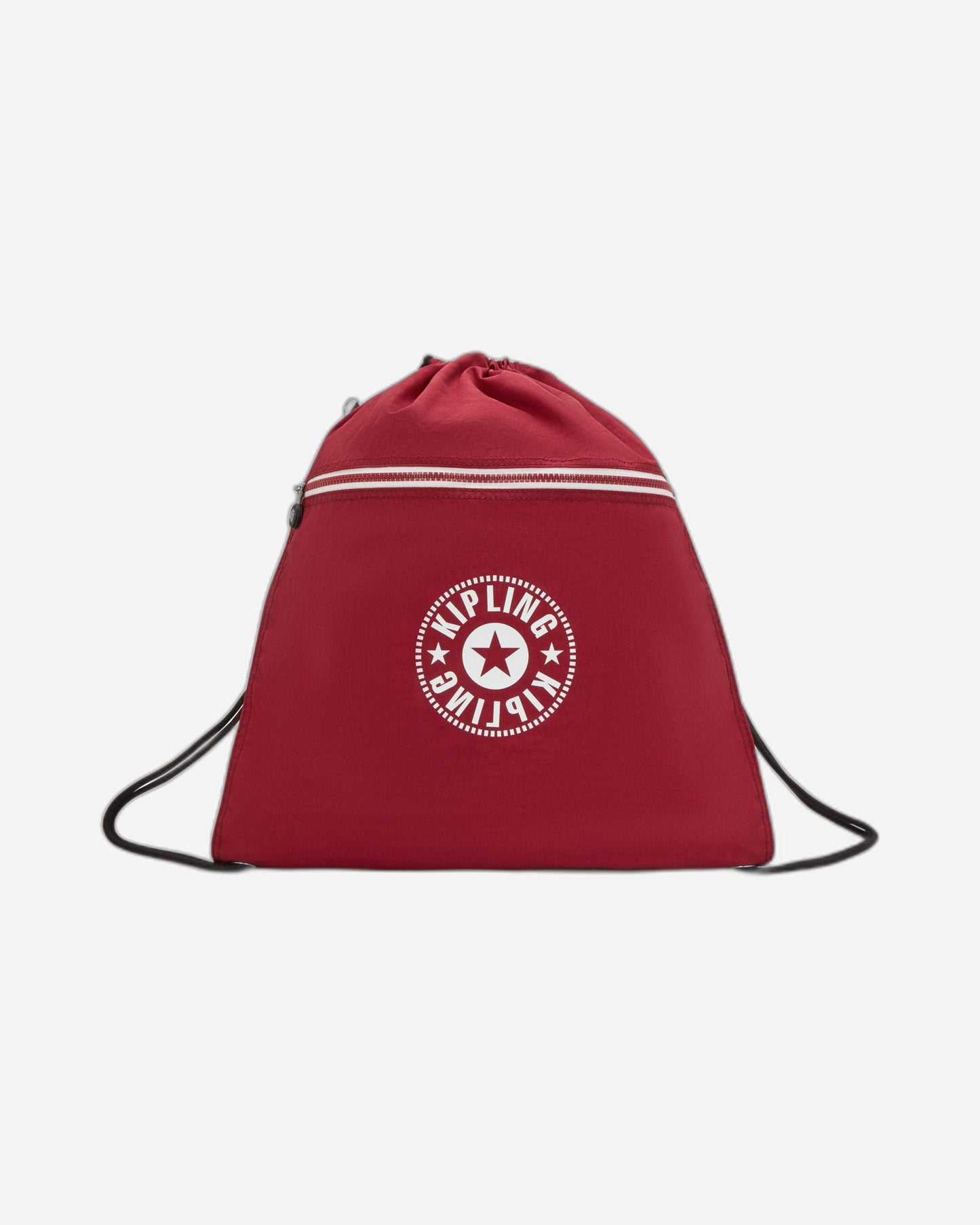 Kipling Supertaboo Funky Red Combo Medium Backpack with Drawstring I4971-5MC