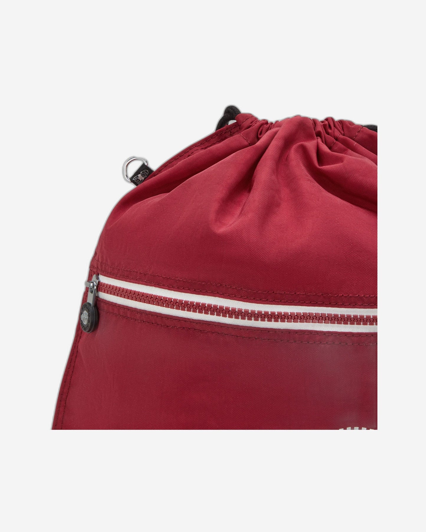 Kipling Supertaboo Funky Red Combo Medium Backpack with Drawstring I4971-5MC