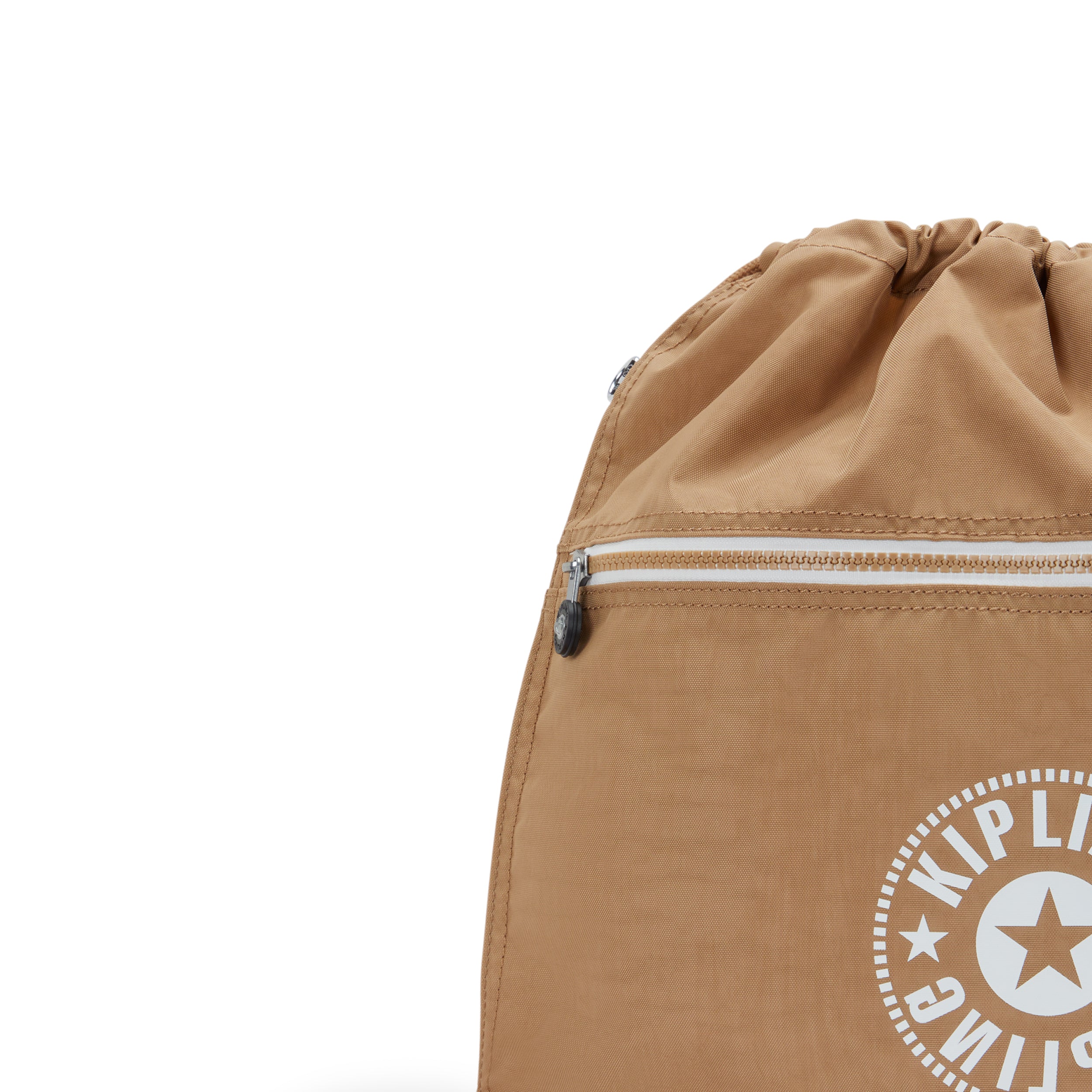 Kipling Supertaboo Early Tan C Medium backpack (with drawstring) I4971-7CT