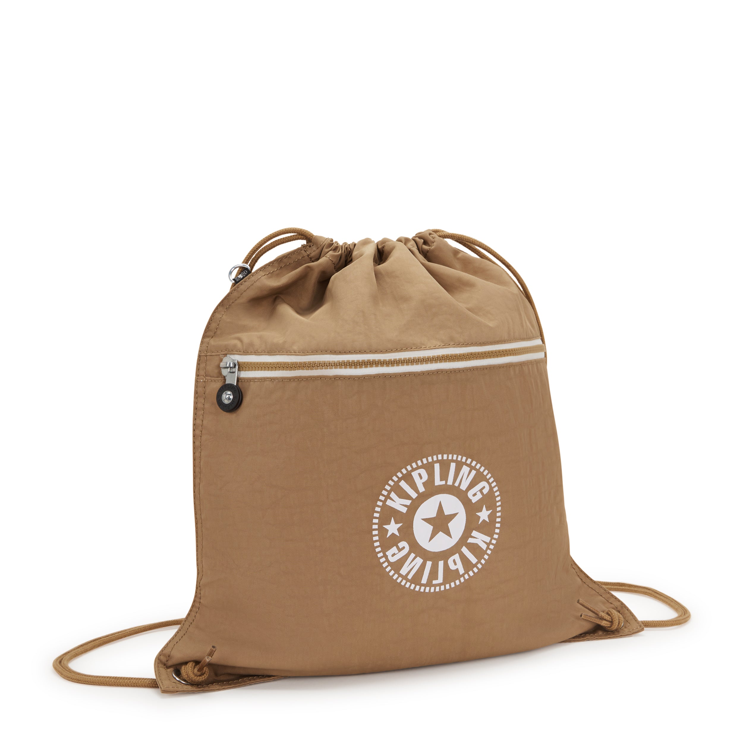 Kipling Supertaboo Early Tan C Medium backpack (with drawstring) I4971-7CT