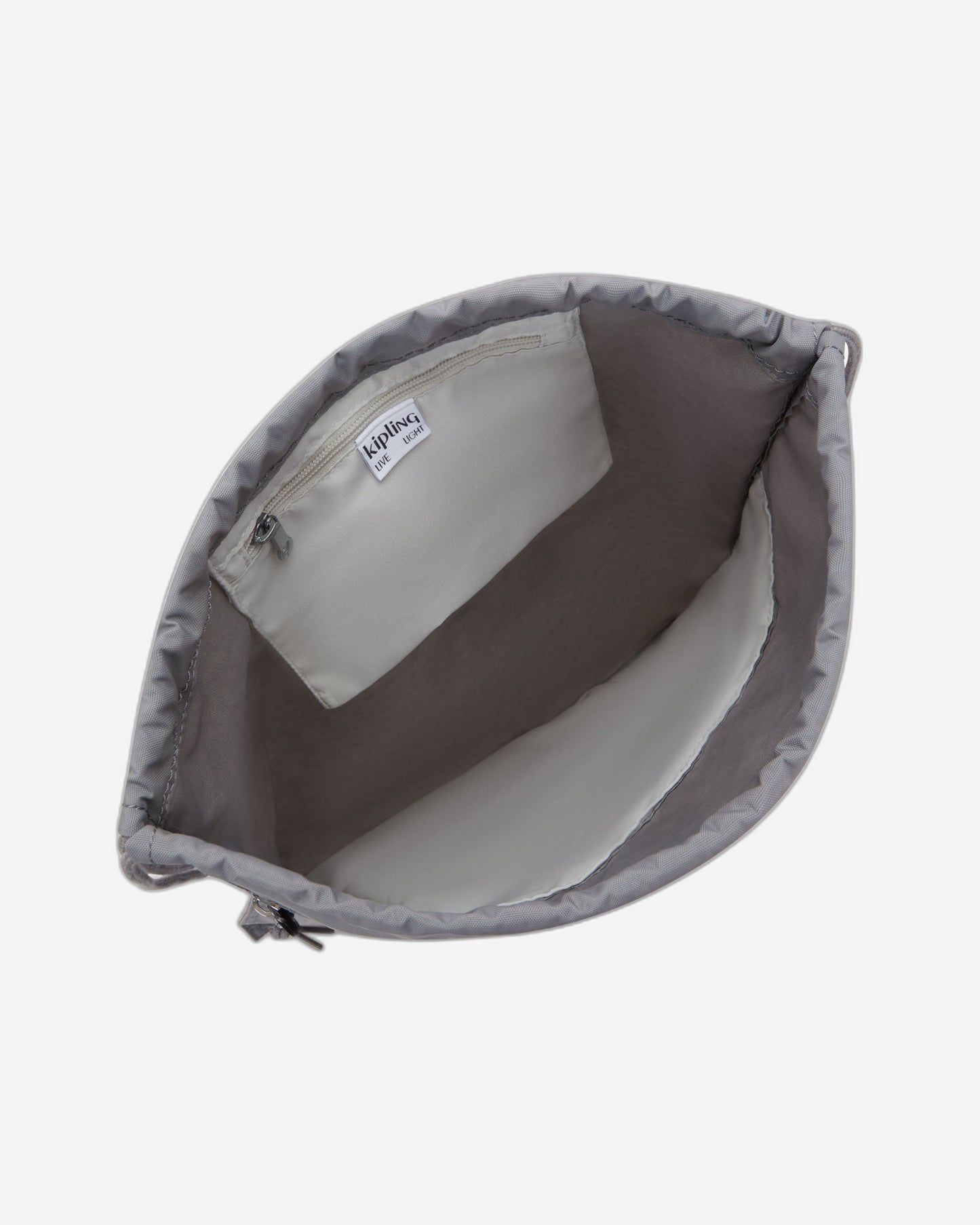 Kipling Supertaboo Inviting Grey C Medium backpack (with drawstring) I4971-Y00