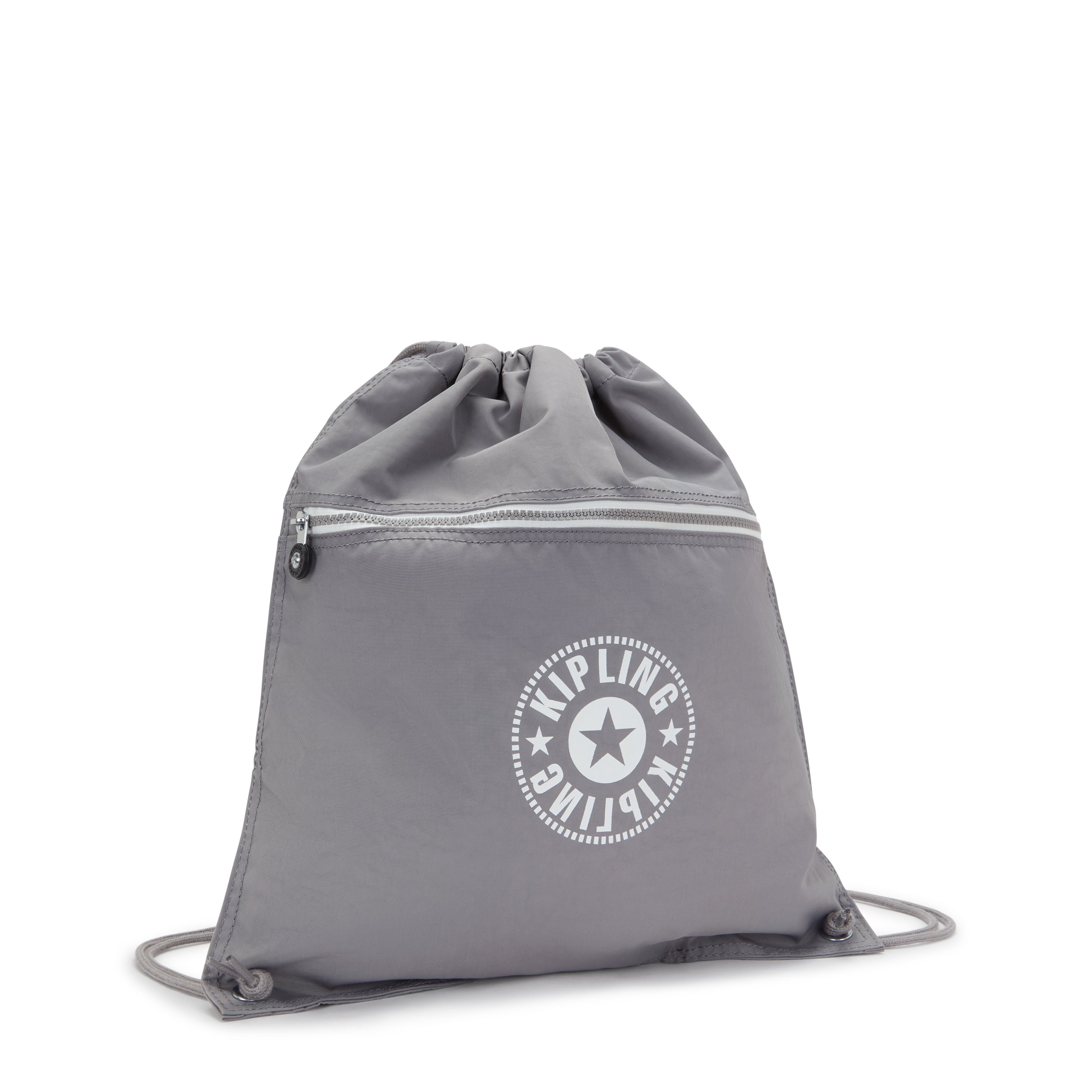 Kipling Supertaboo Inviting Grey C Medium backpack (with drawstring) I4971-Y00