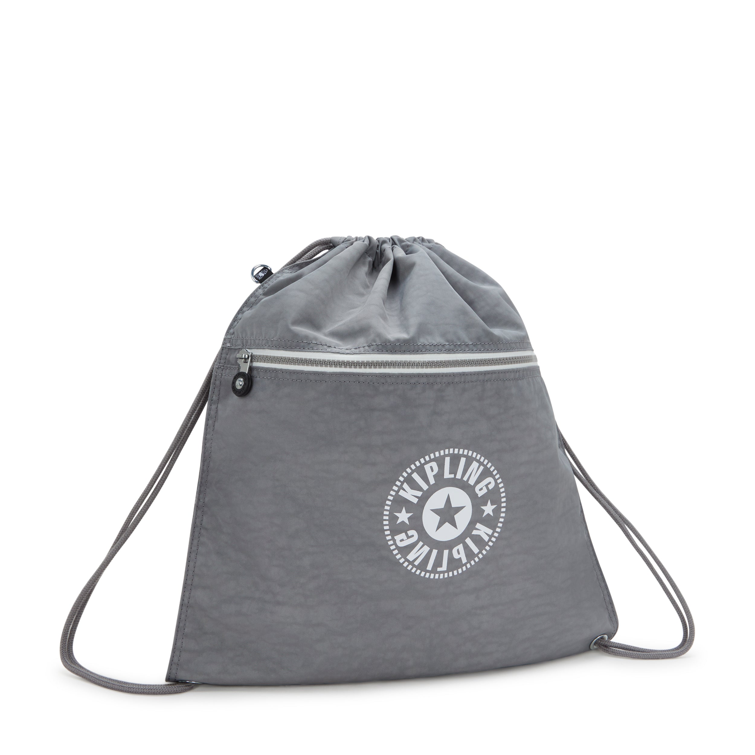 Kipling Supertaboo Inviting Grey C Medium backpack (with drawstring) I4971-Y00