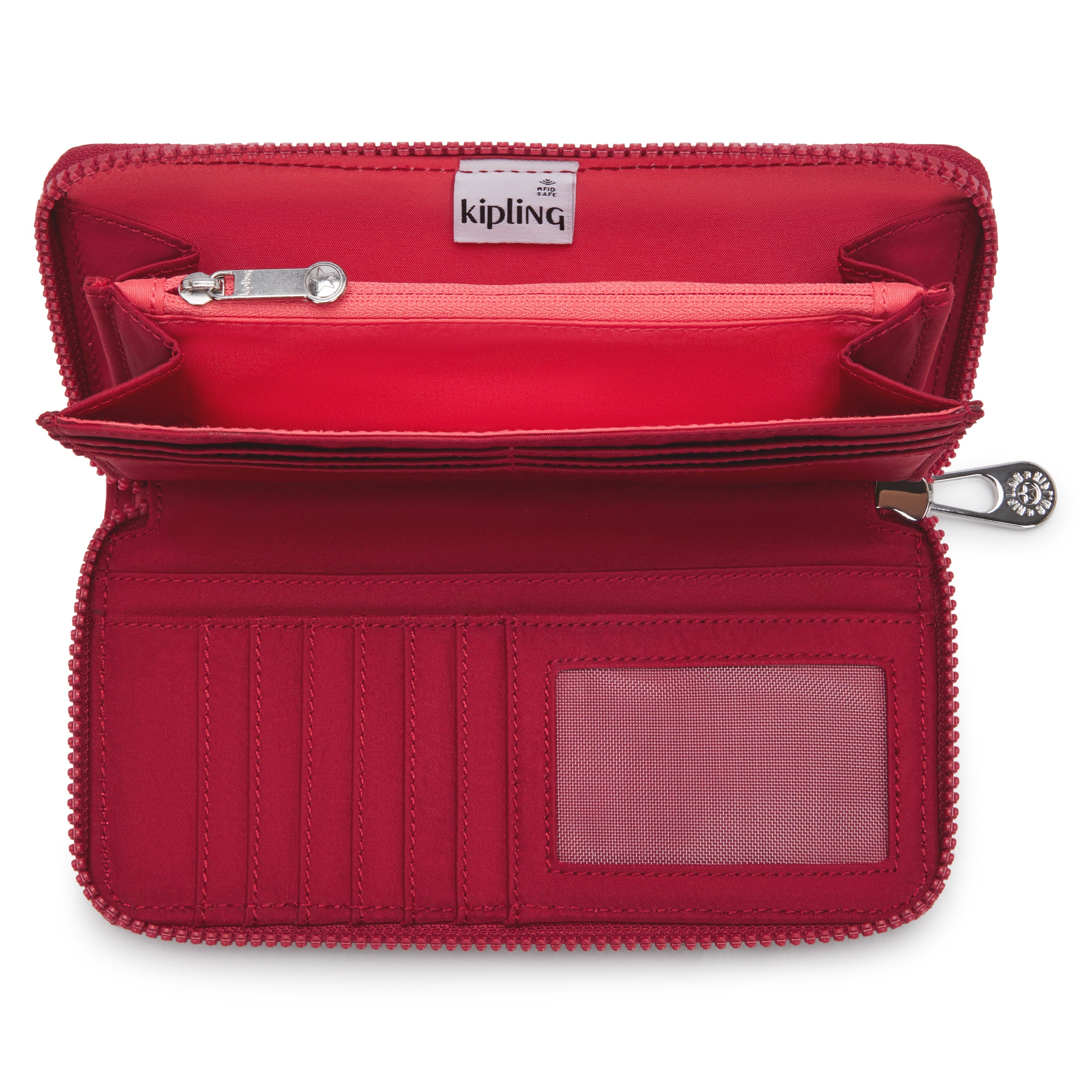 Kipling Money World Red Red Wine Wallet I5102-6SE