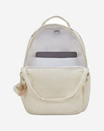 Kipling Seoul Hideaway Beige Large Backpack I5210-7JR