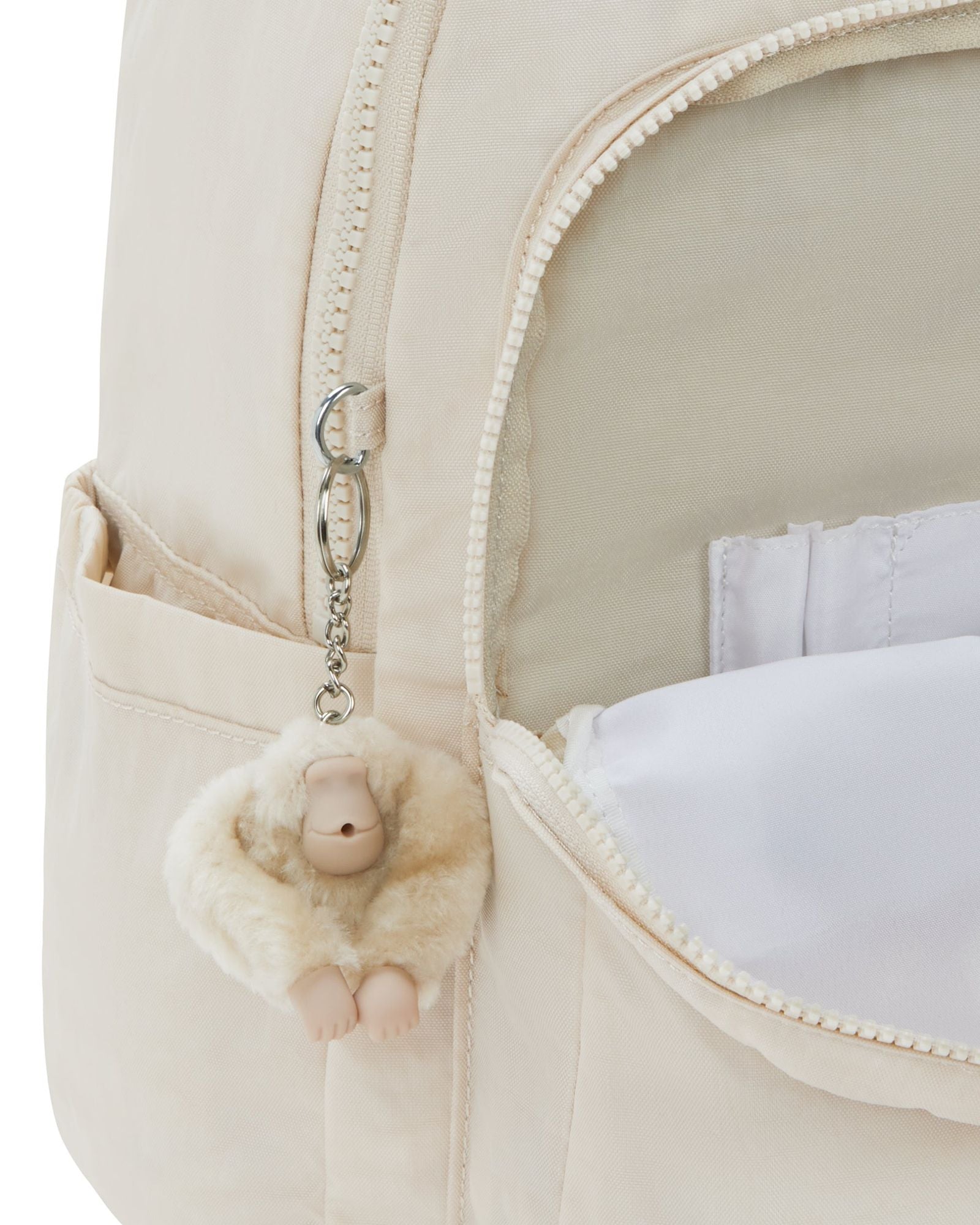 Kipling Seoul Hideaway Beige Large Backpack I5210-7JR