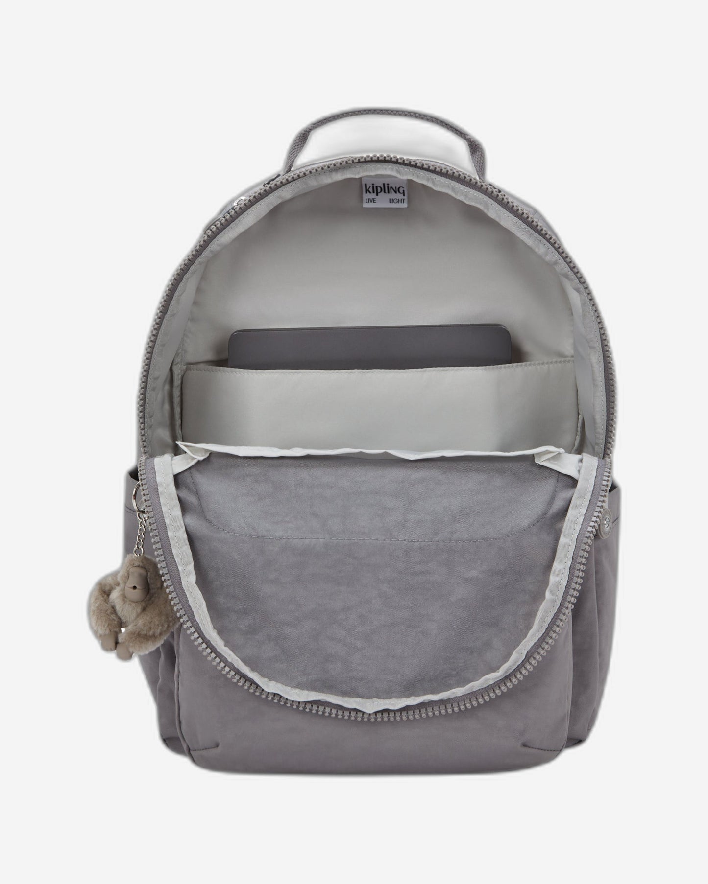 Kipling Seoul Inviting Grey Large backpack I5210-8DH
