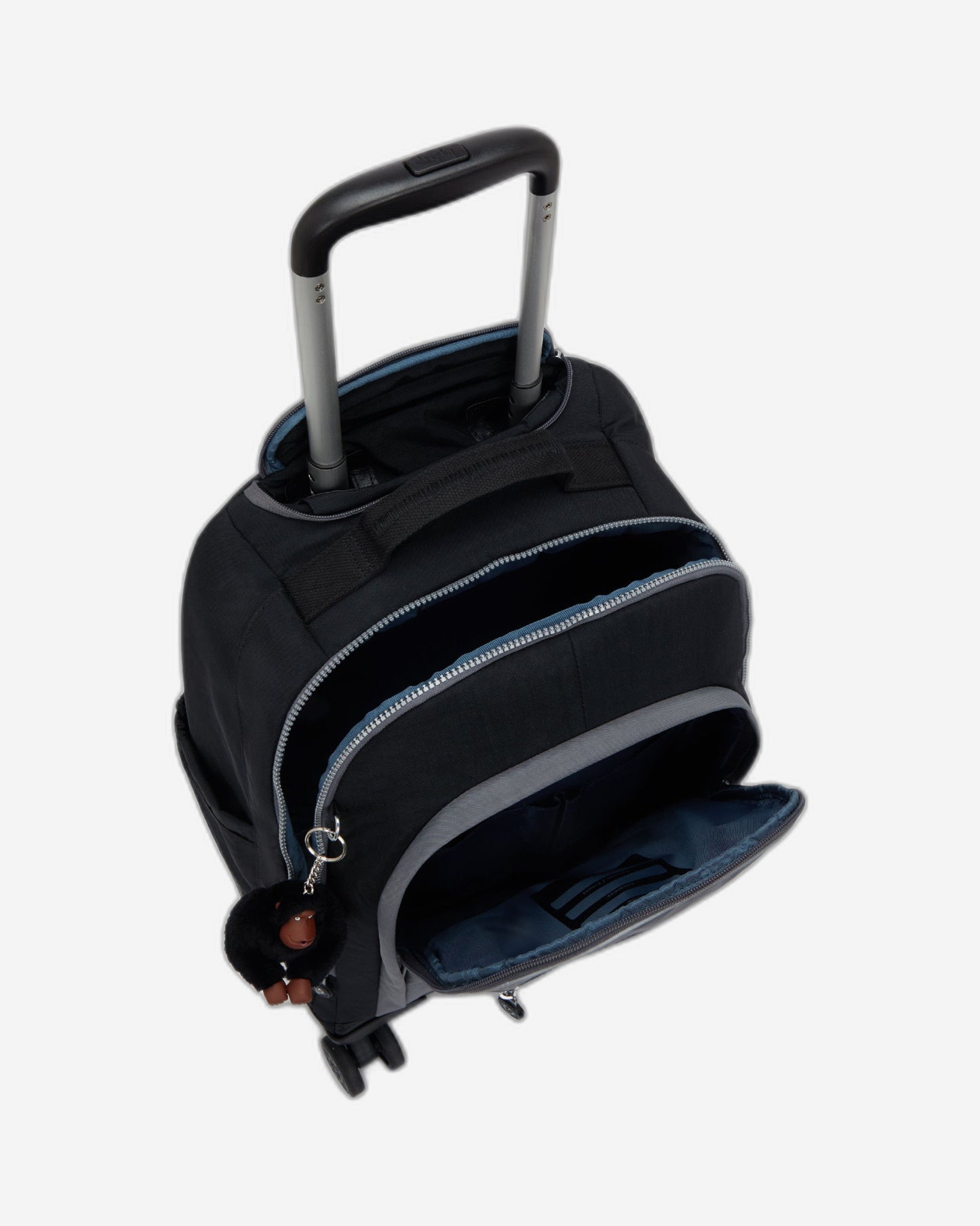 KIPLING New Zea Space Black Bl Large wheeled backpack (with laptop compartment) I5246-2GX