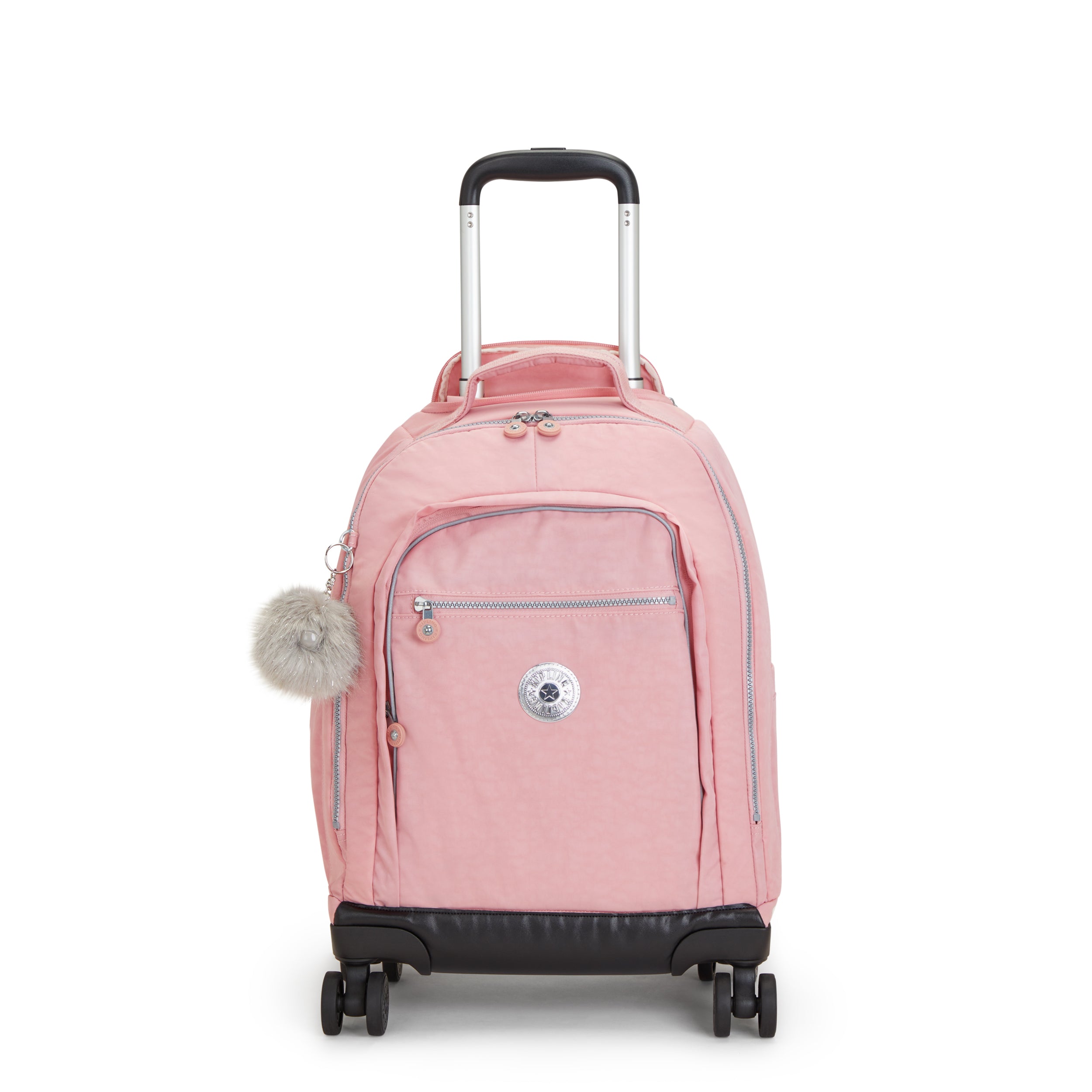 Kipling New Zea Bridal Rose Large wheeled backpack with laptop compartment I5246-46Y