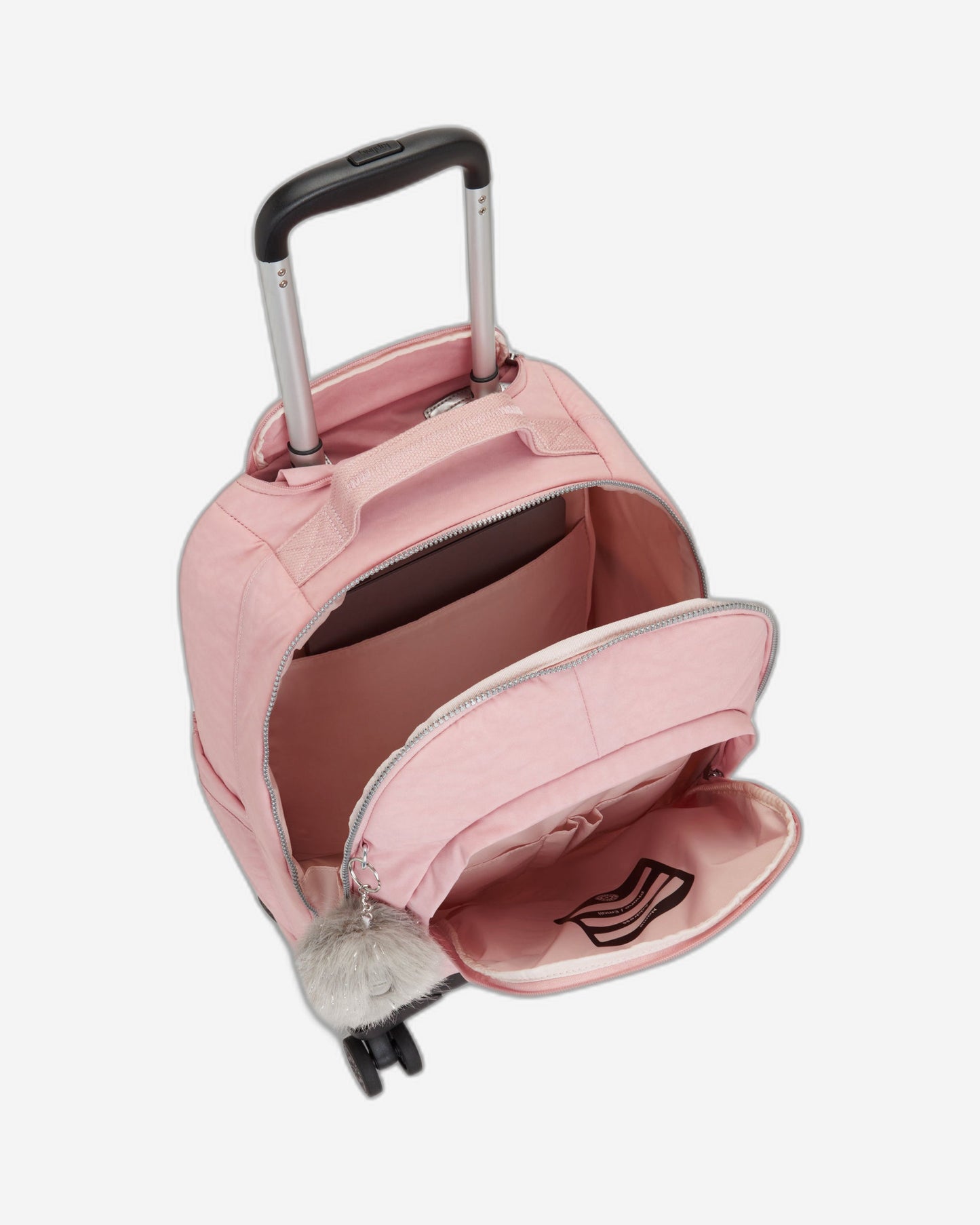 Kipling New Zea Bridal Rose compartment Wheeled Bag I5246-46Y