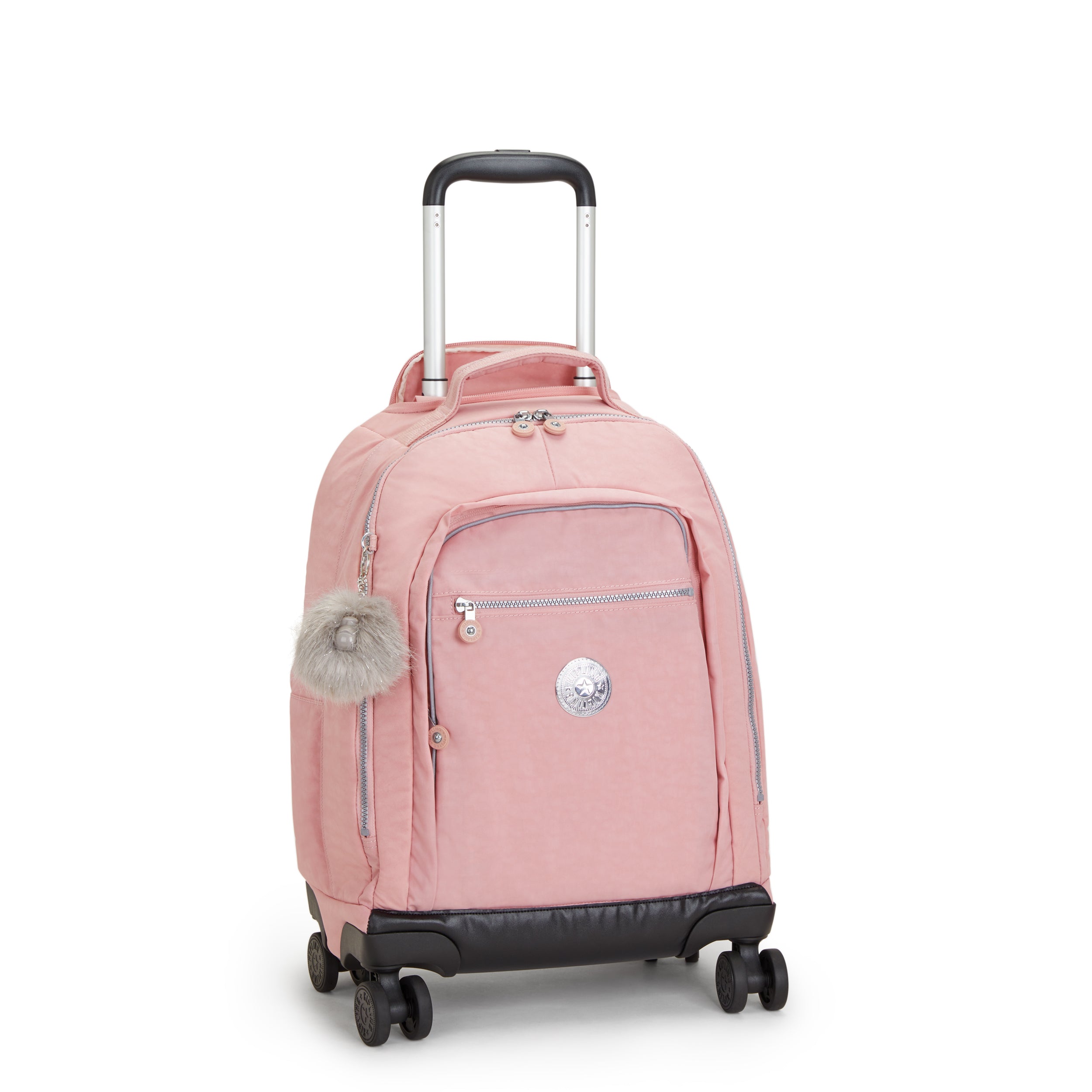 Kipling New Zea Bridal Rose Large wheeled backpack with laptop compartment I5246-46Y