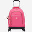 Kipling New Zea Happy Pink C Large Wheeled Backpack C2I5246-BZ8