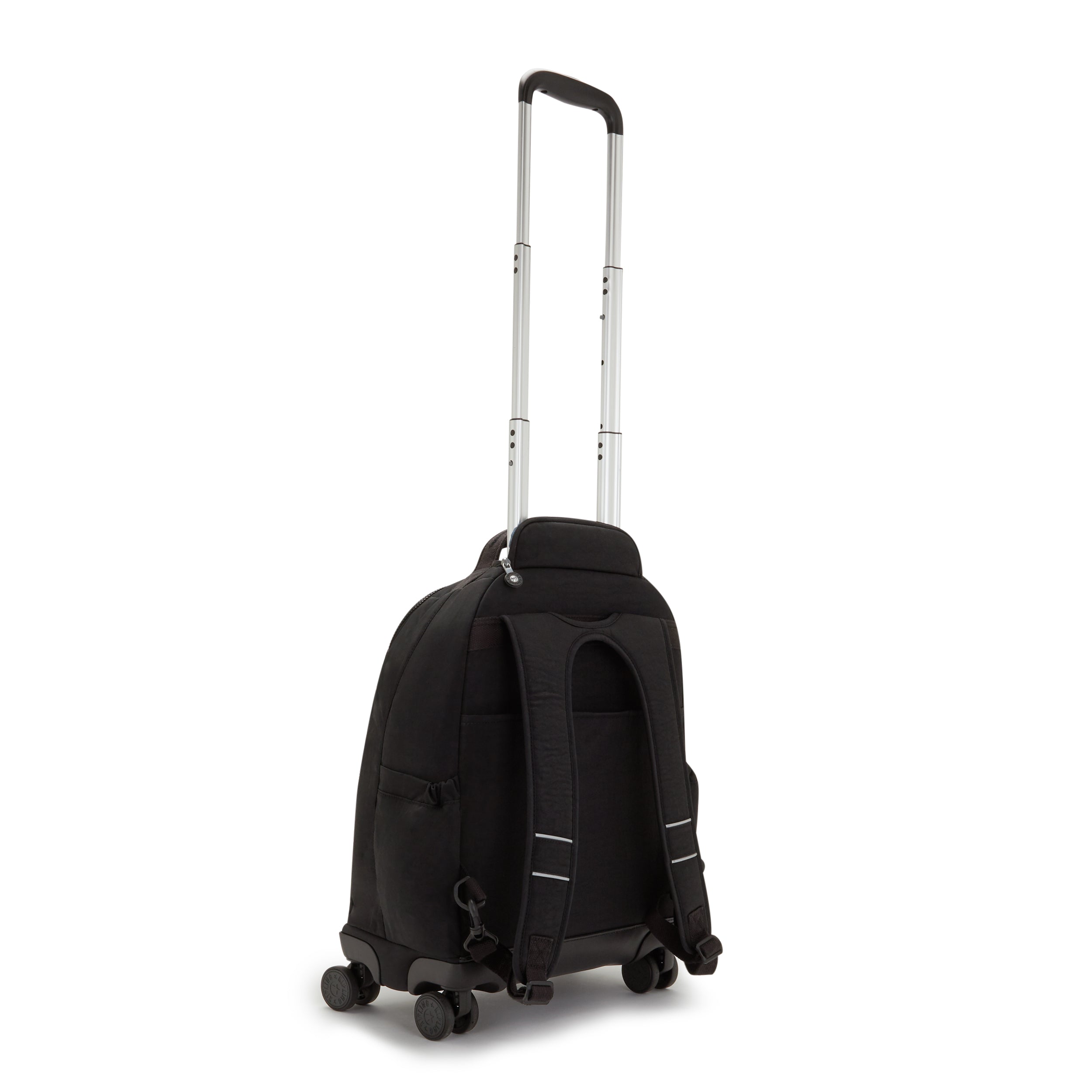 Kipling New Zea True Black Large wheeled backpack with laptop compartment I5246-J99