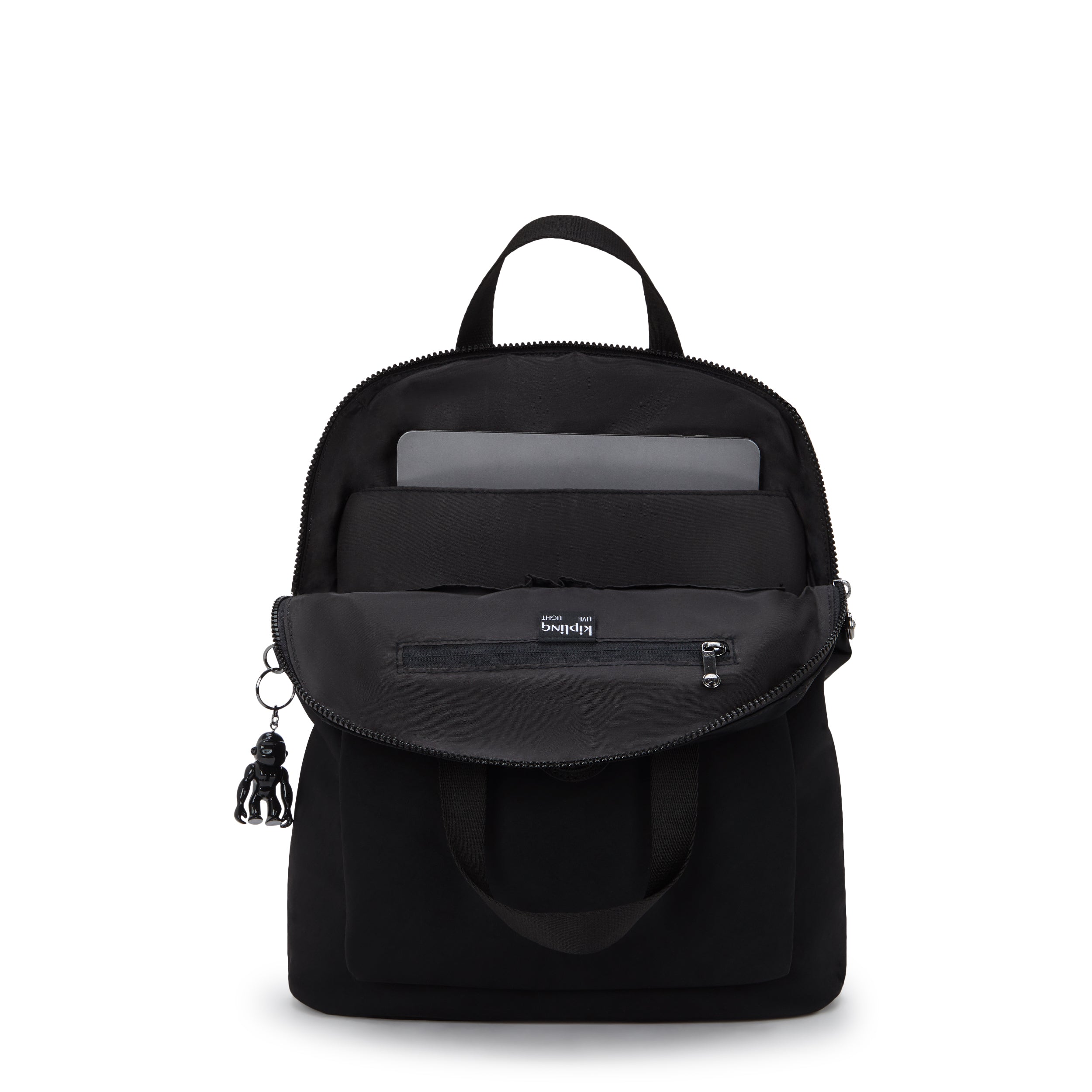Kipling Kazuki Infinite Black Medium backpack (with laptop compartment) I5306-2EN