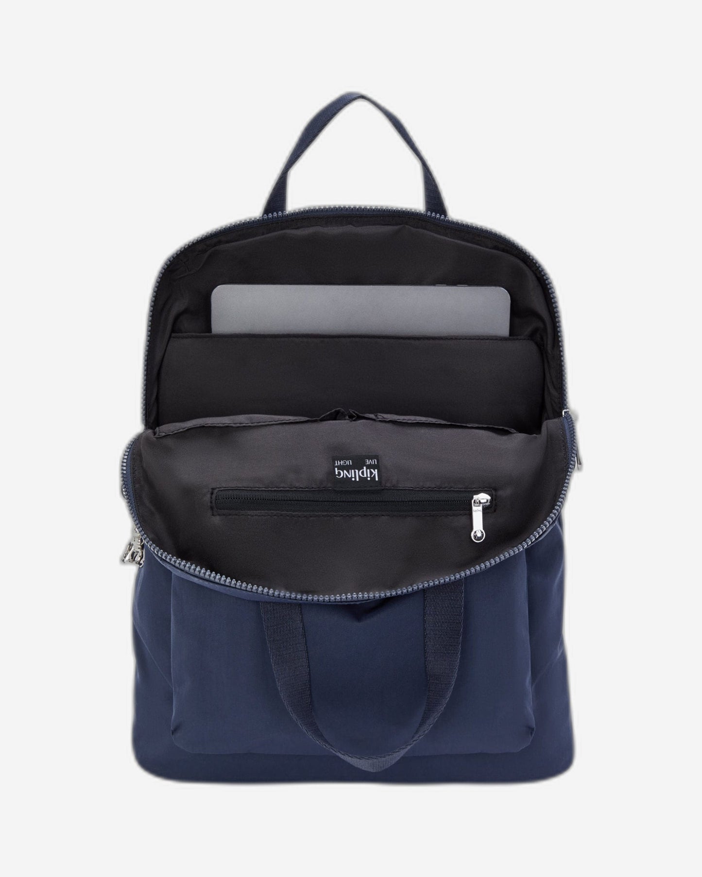 Kipling Kazuki Endless Blue Backpack with Laptop Sleeve I5306-86E
