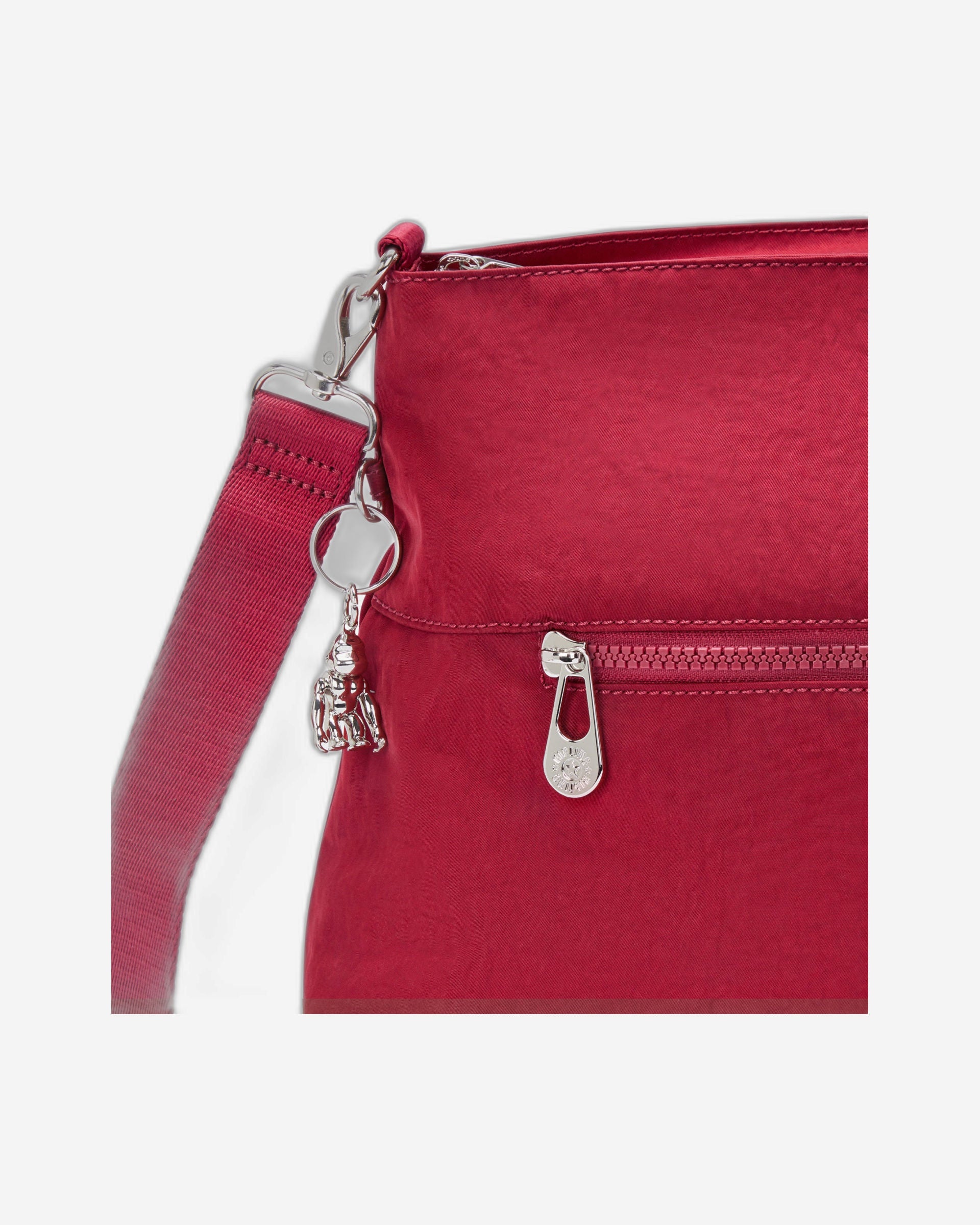 Kipling Pollie M Red Red Wine Medium Shoulderbag I5346-6SE