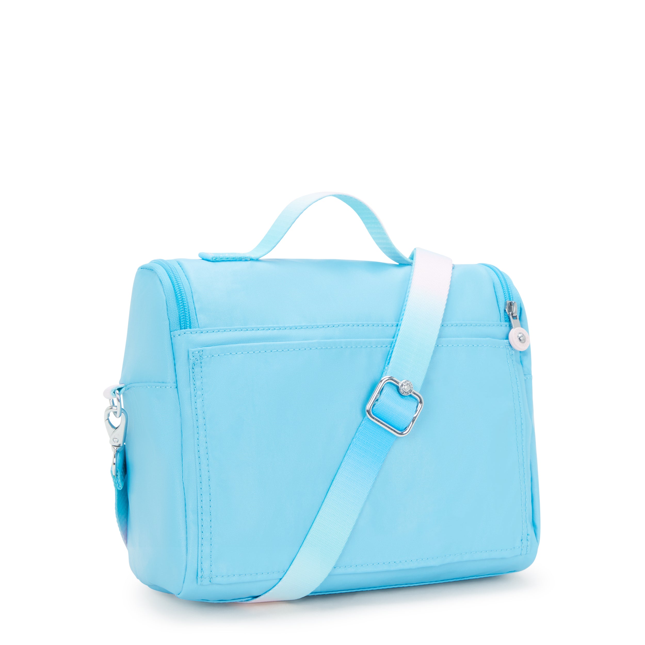 Kipling New Kichirou Sea Blue Met Large lunchbag with trolley sleeve I5356-52D