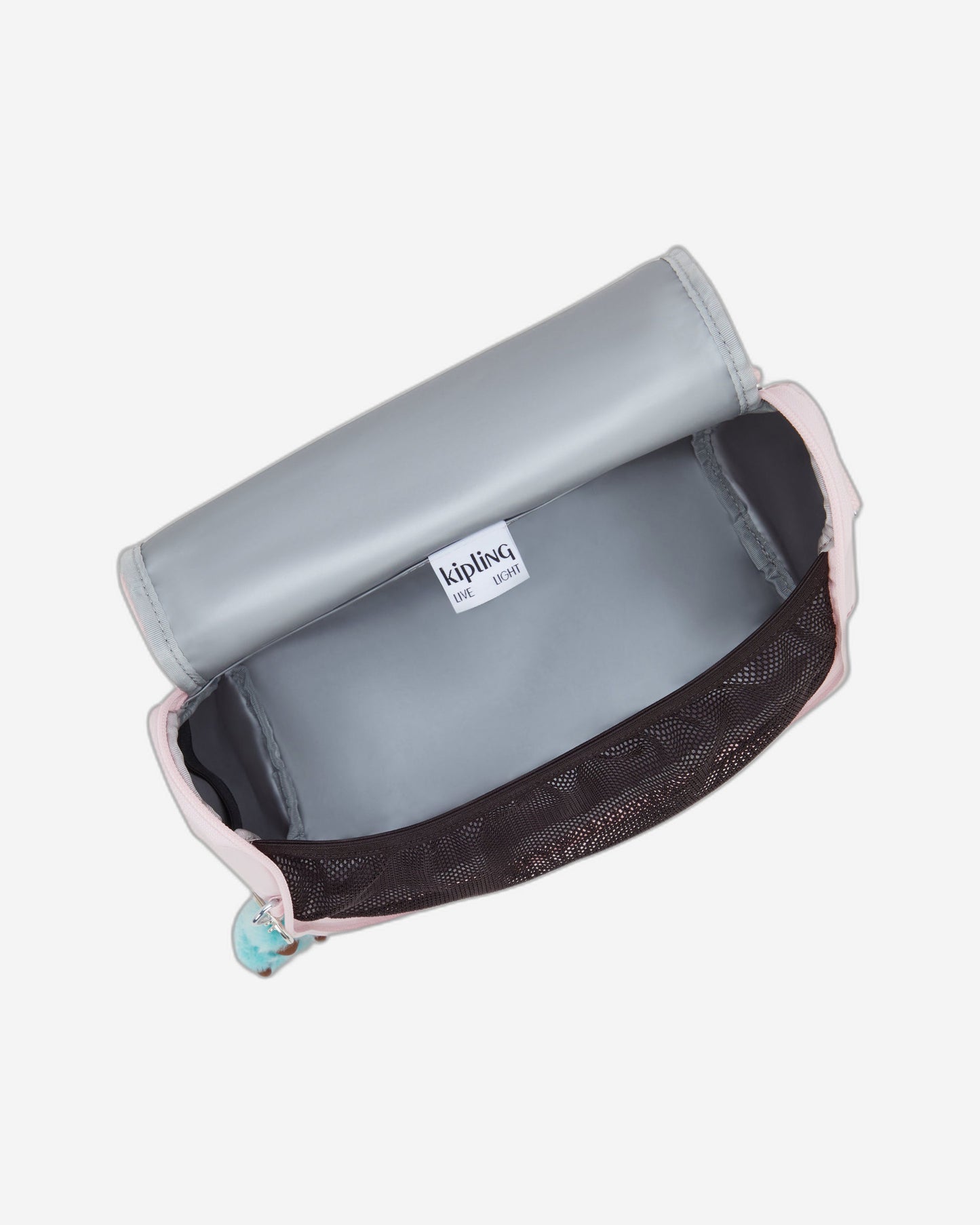 Kipling New Kichirou Sea Pink Met Large lunchbag with trolley sleeve I5356-52J