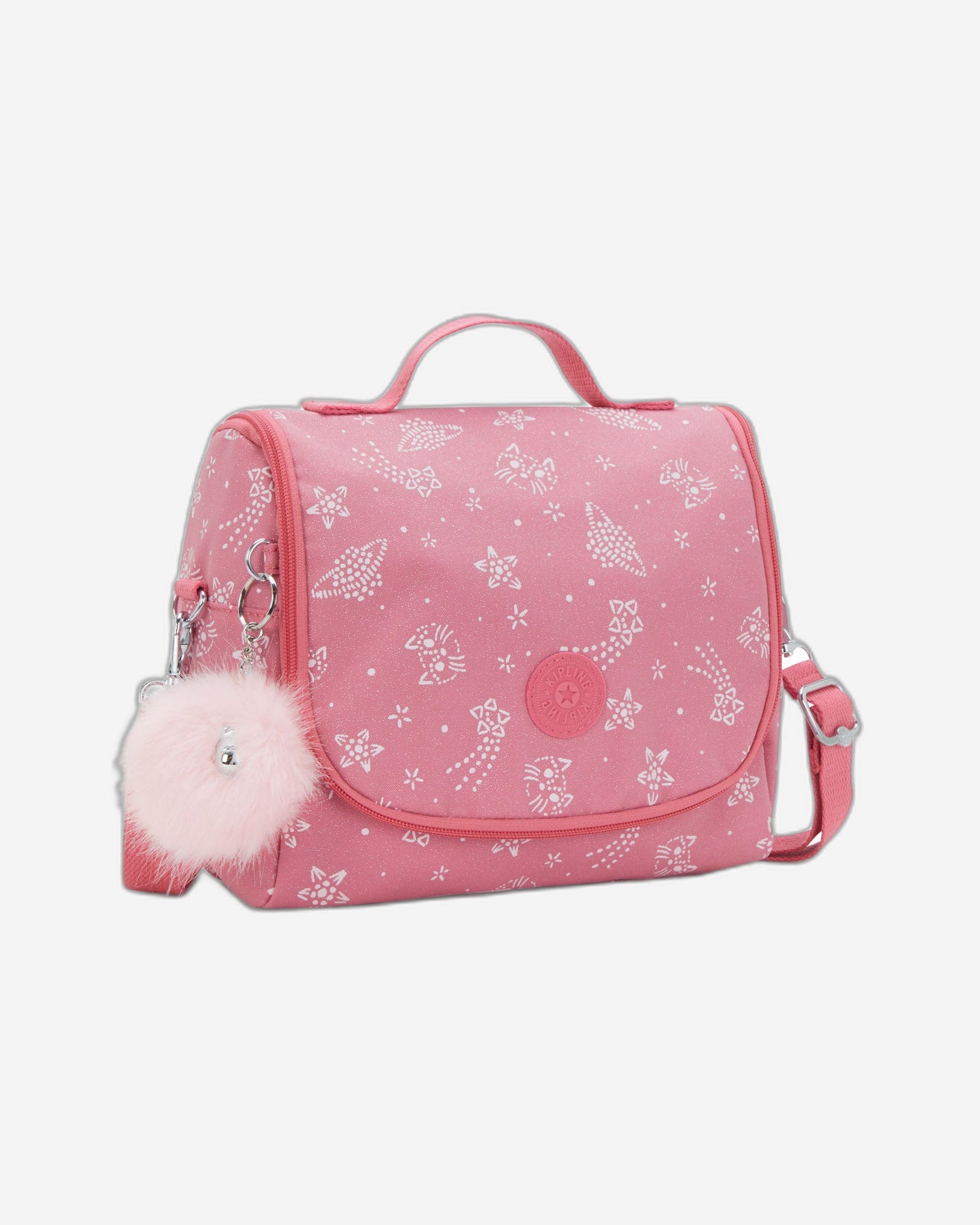 KIPLING New Kichirou Glitter Cats Large lunchbag (with trolley sleeve) I5356-5FR