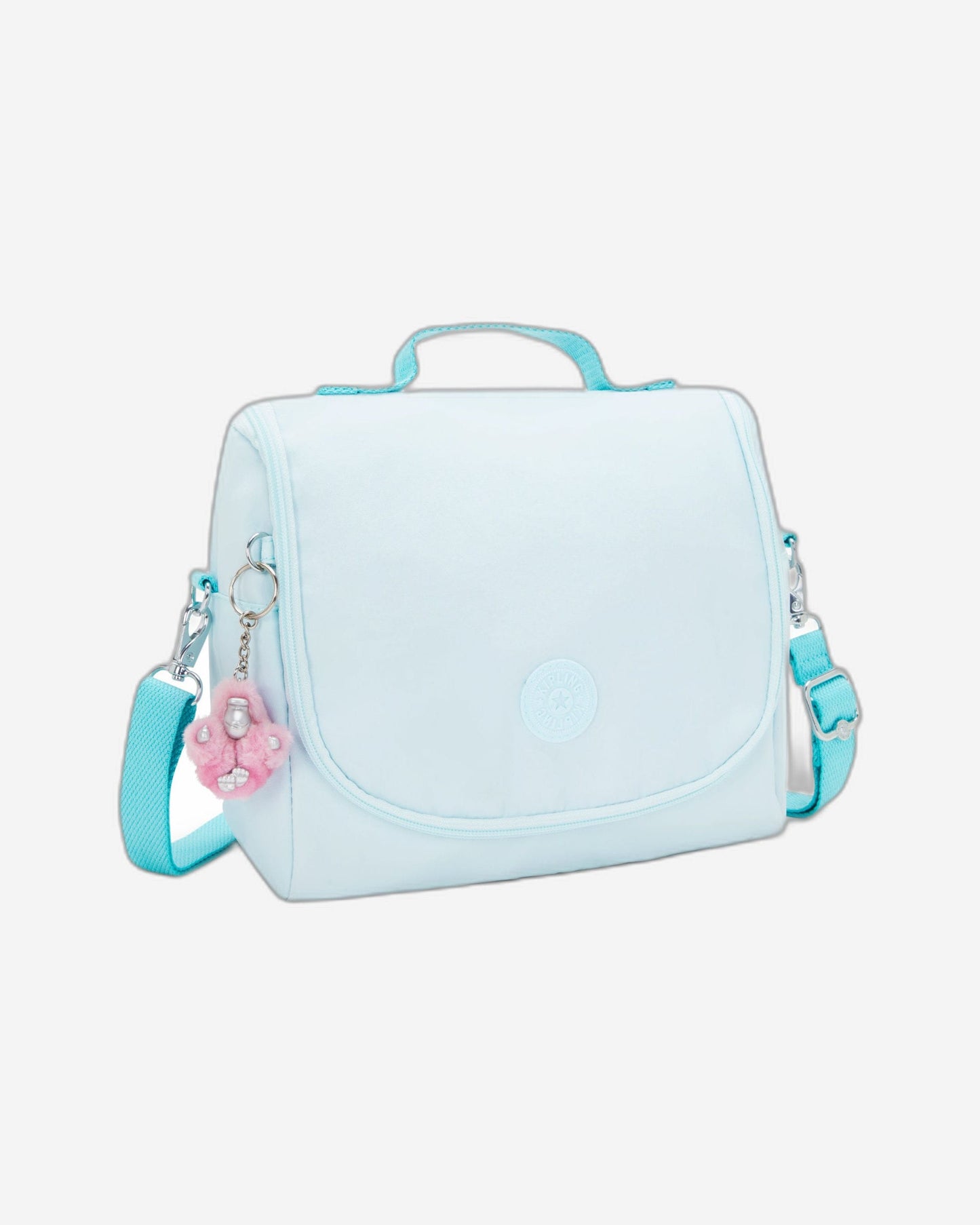 Kipling New Kichirou Blue Sky Metallic Large lunchbox (with Trolley Sleeve) I5356-5MB
