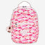 Kipling Seoul S Pink Palm Small backpack with tablet compartment I5357-1BV