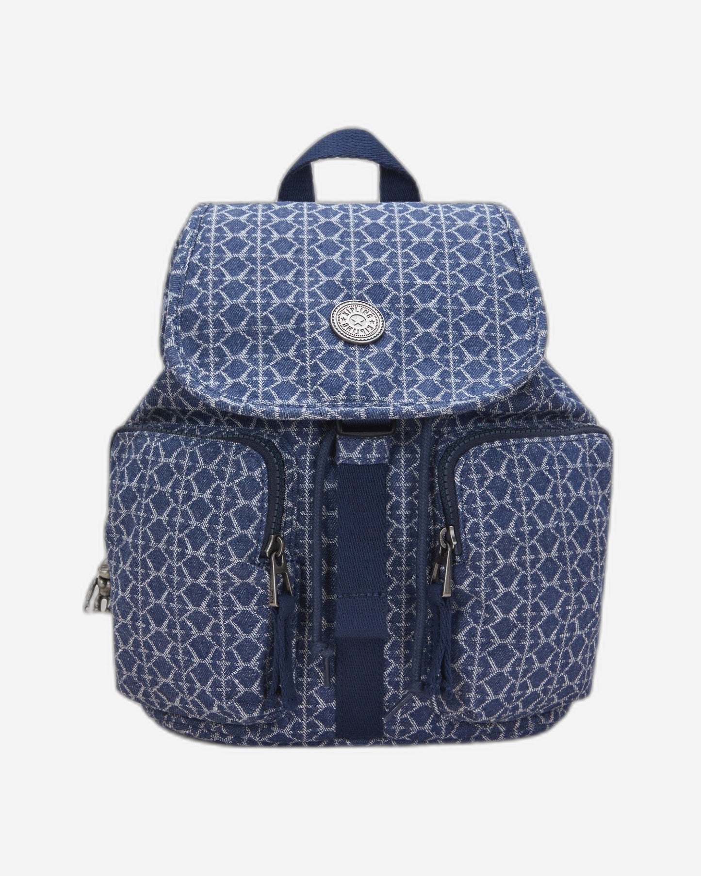 Kipling Anto S Signature Denim Small Backpack I5386-7PF