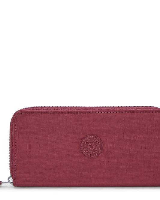 Kipling Money World Lounge Wine Large wallet I5411-5FW
