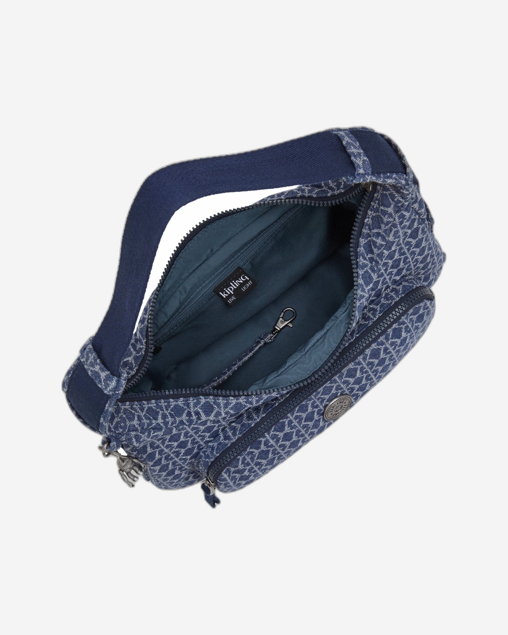 Kipling Karis S Signature Denim Shoulder Bag I5455-7PF