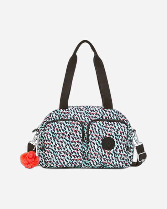 Kipling Cool Defea Abstract Print Medium Shoulder Bag C2I5479-GN6