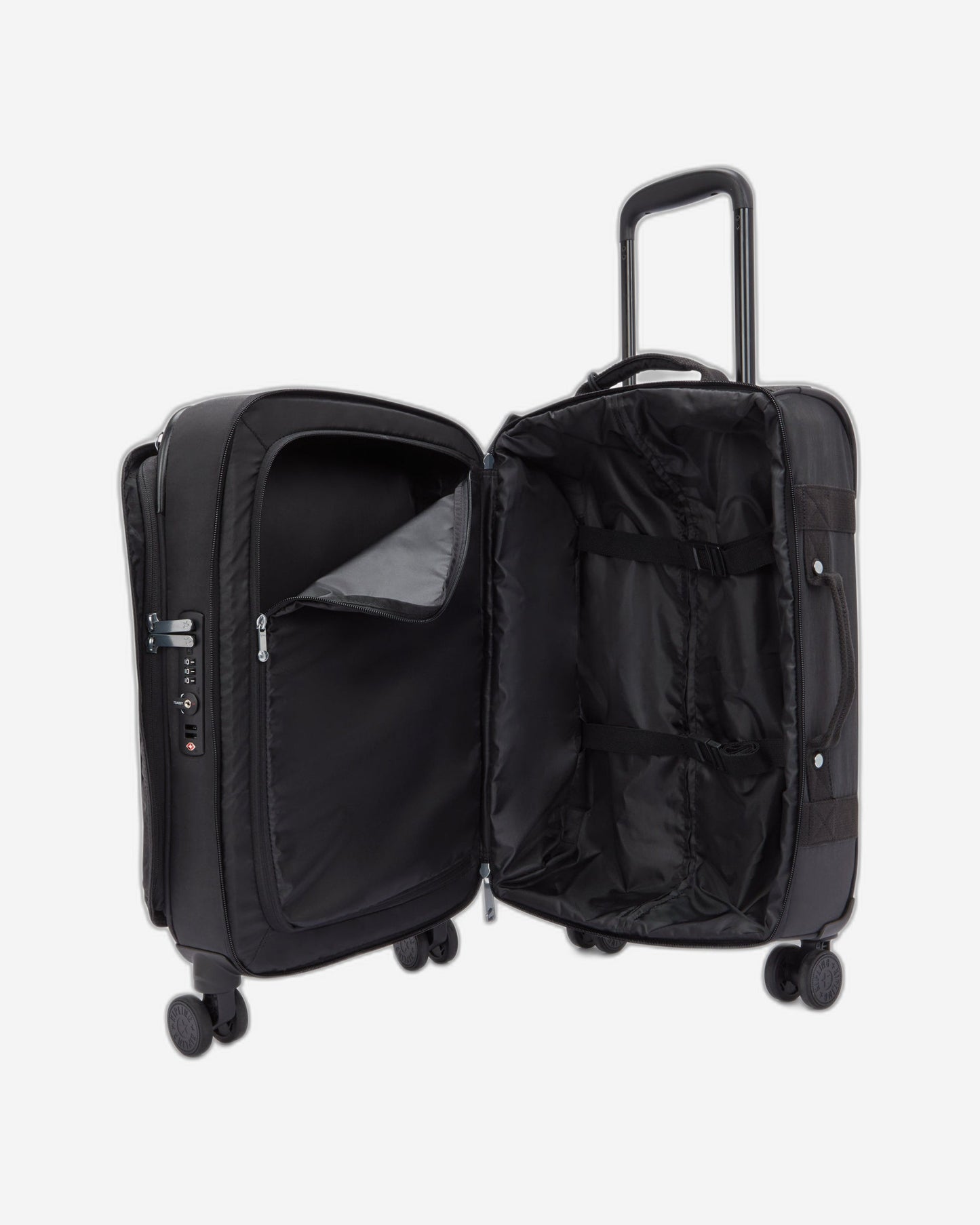 Kipling Spontaneous S Black Noir Small Cabin Wheeled Luggage C2I5508-P39