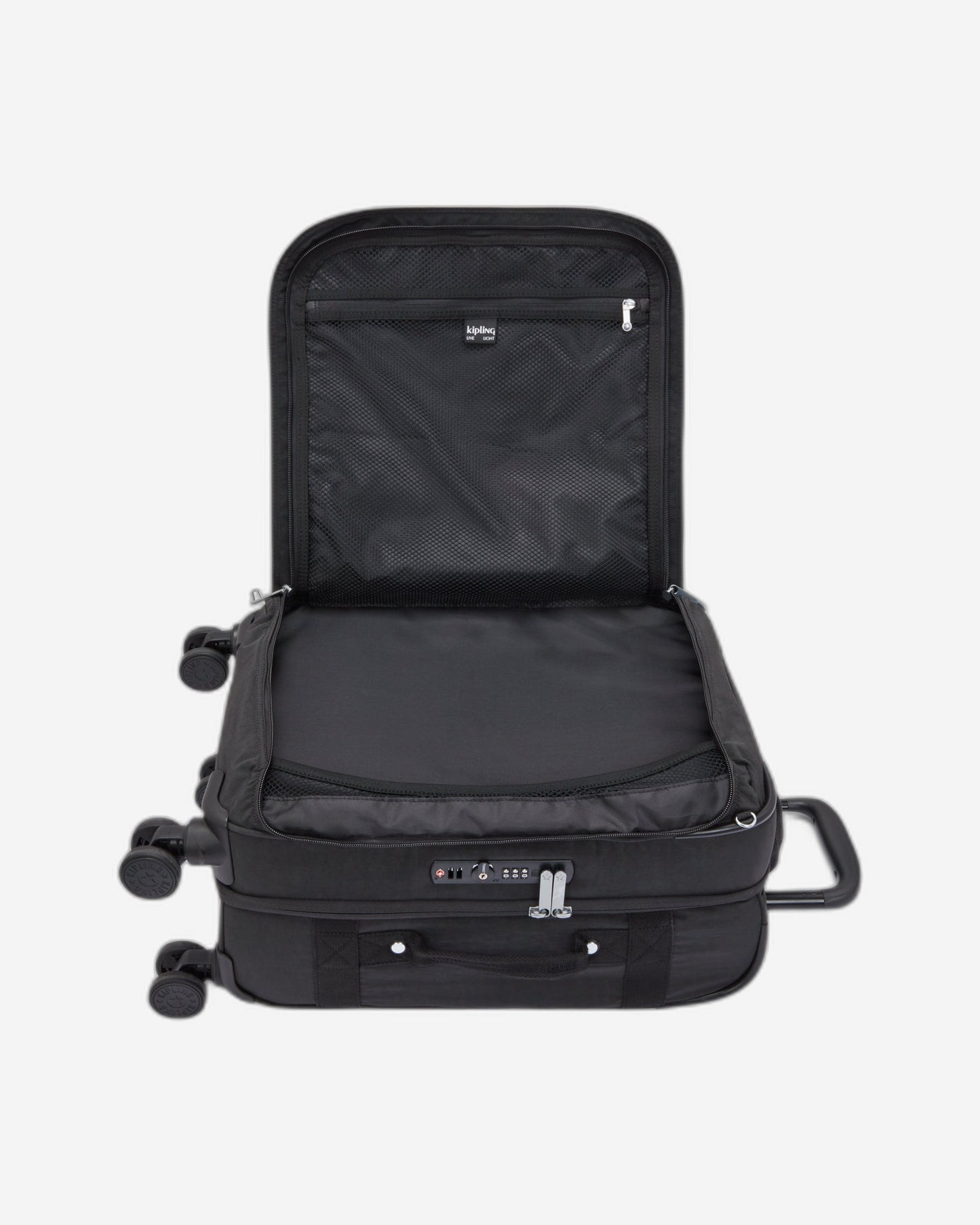 Kipling Spontaneous S Black Noir Small Cabin Wheeled Luggage C2I5508-P39