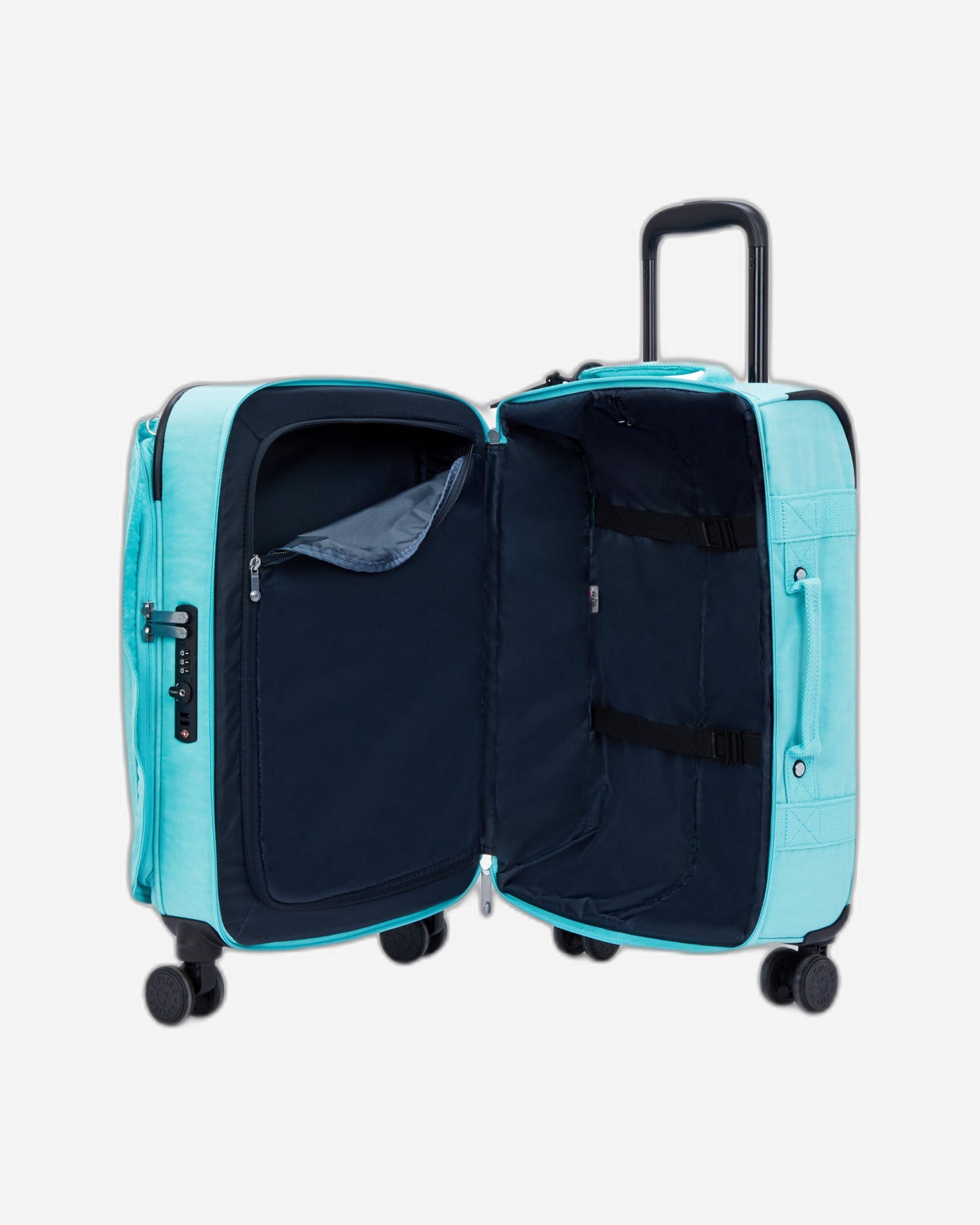 Kipling Spontaneous S Deepest Aqua Small Cabin Wheeled Luggage C2I5508-T6E