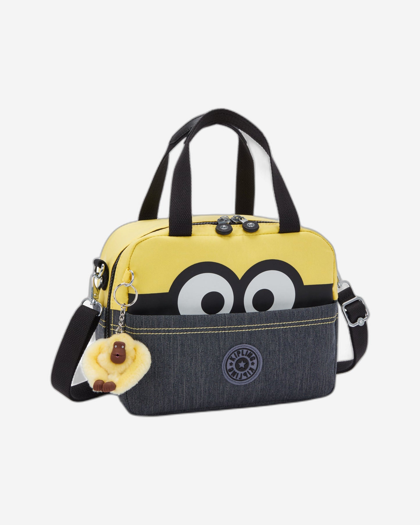 Kipling Miyo Minion Jeans Bl Large Lunch Bag with Trolley Sleeve C2I5533-MI8